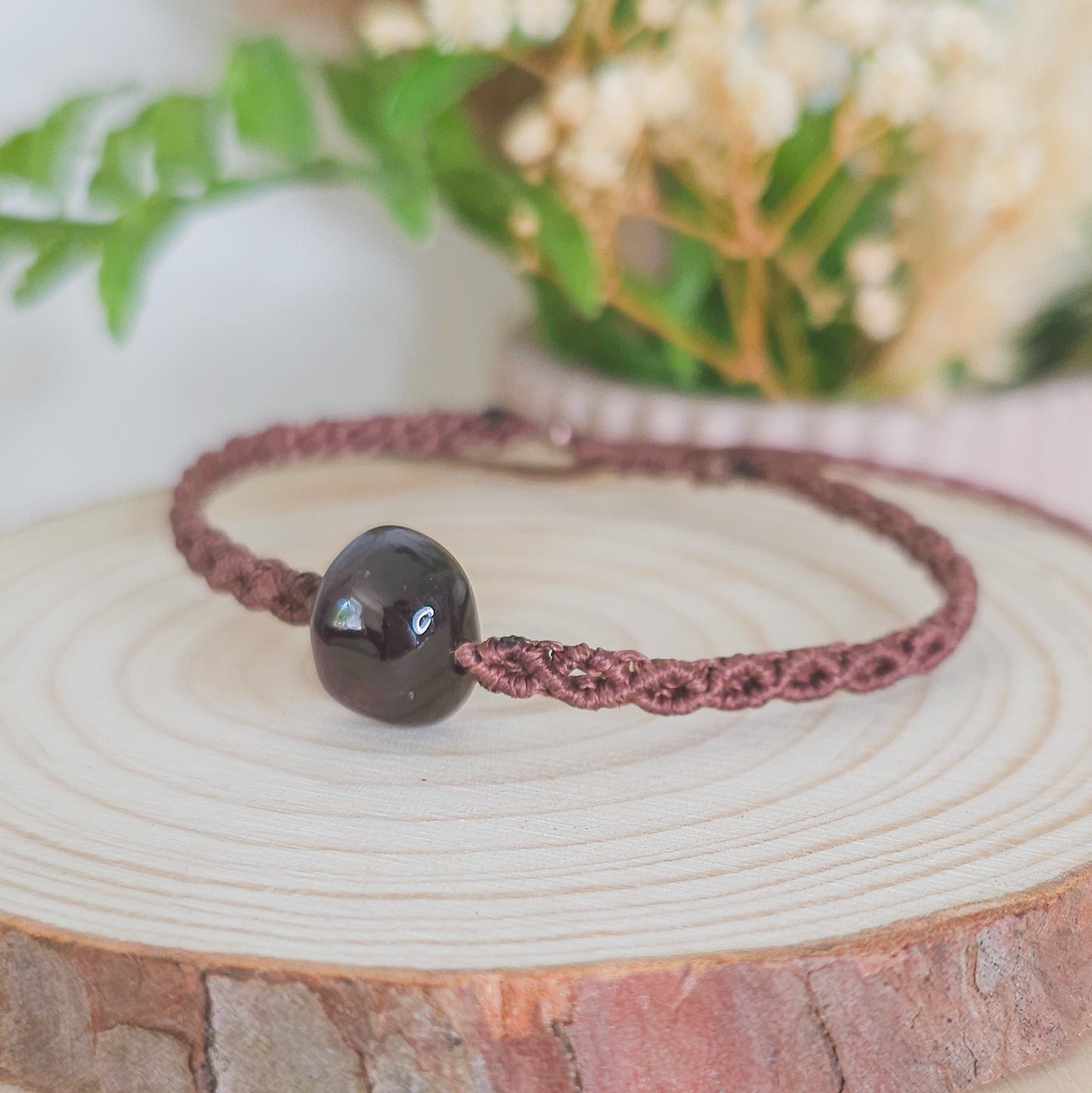 Guided by Fire | Handmade Bracelet with Garnet