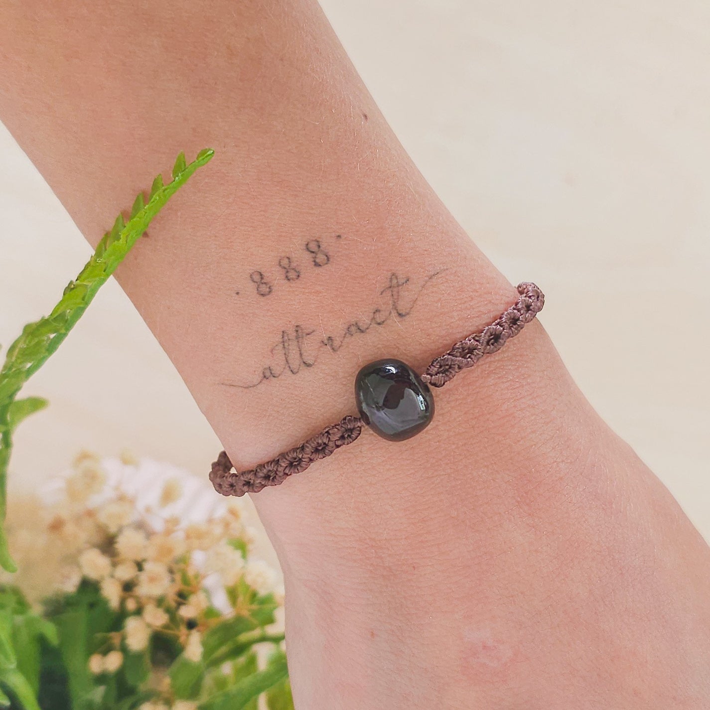 Guided by Fire | Handmade Bracelet with Garnet