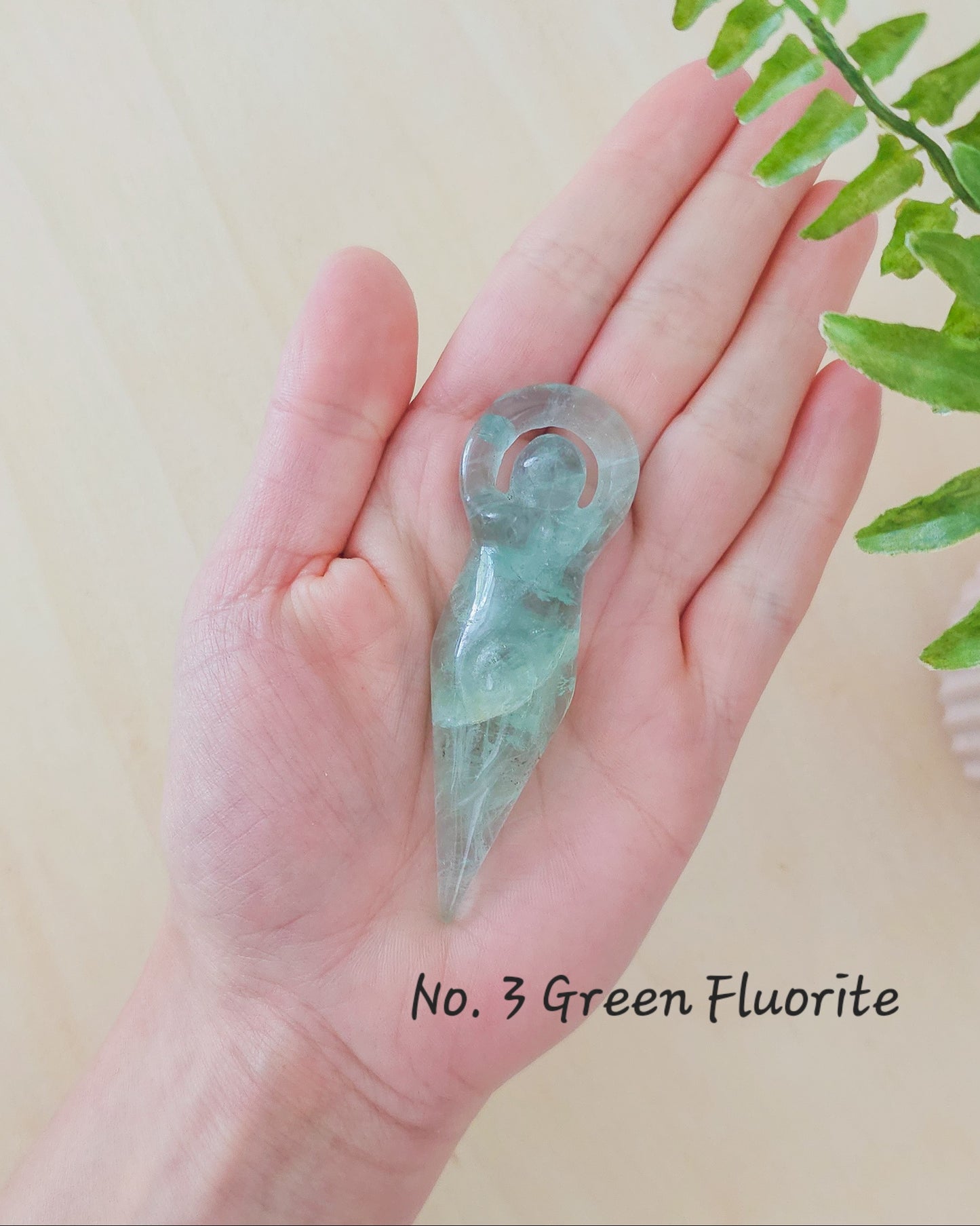 Spiral Goddess - Crystal Carvings