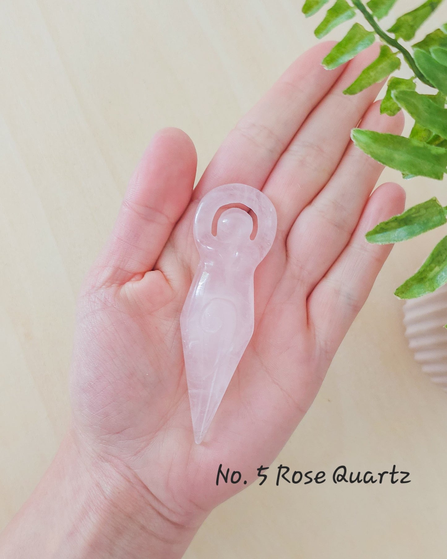 Spiral Goddess - Crystal Carvings