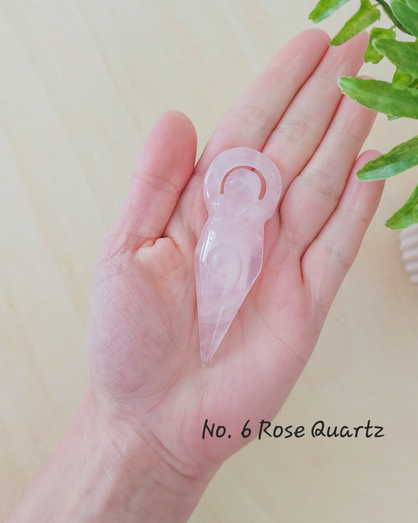 Spiral Goddess - Crystal Carvings