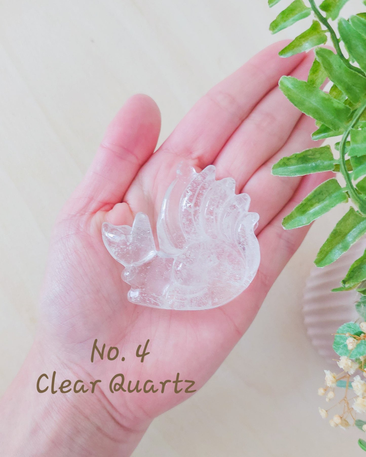 Nine-Tailed Fox Crystal Carvings