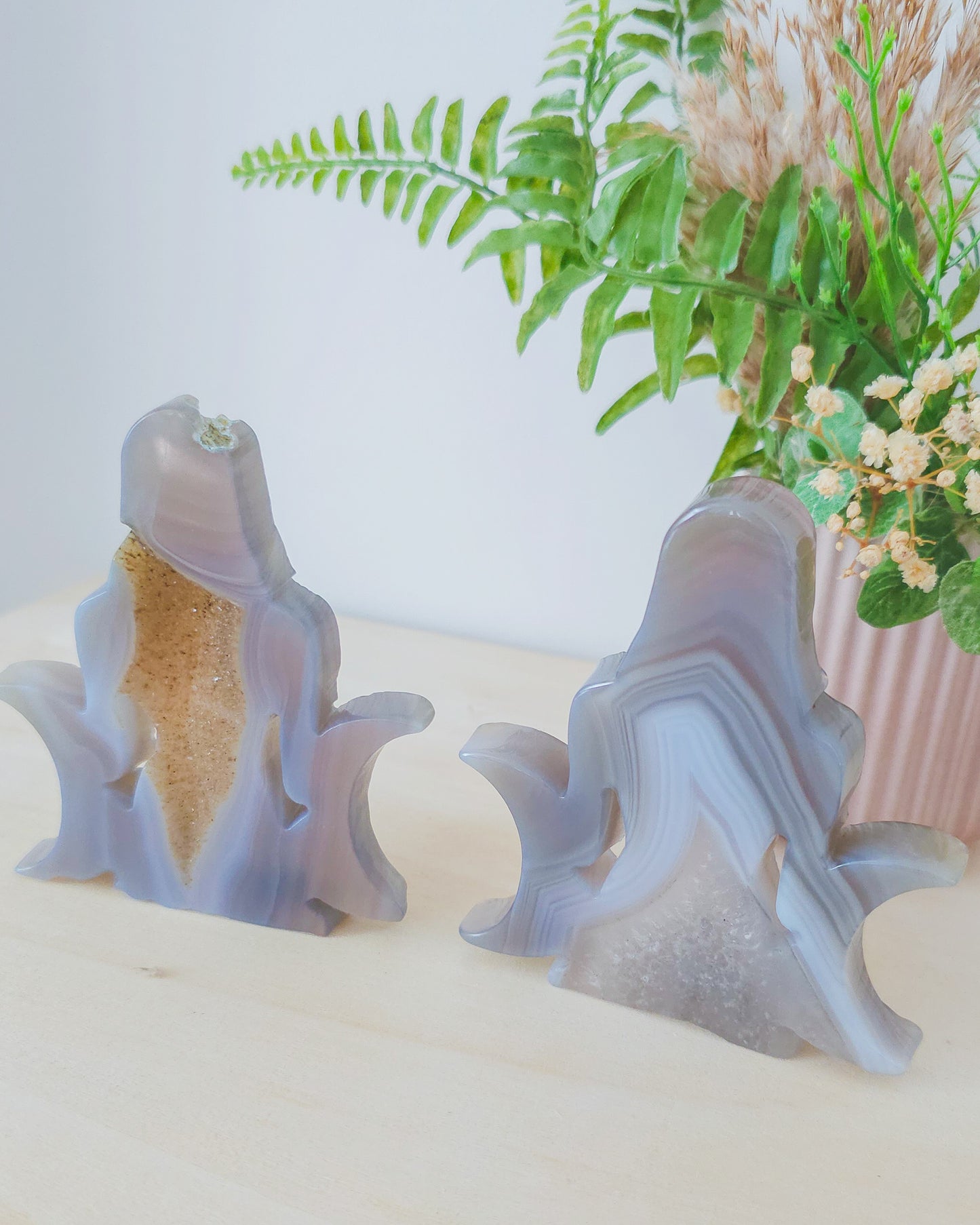 Agate Moon Goddess Carving