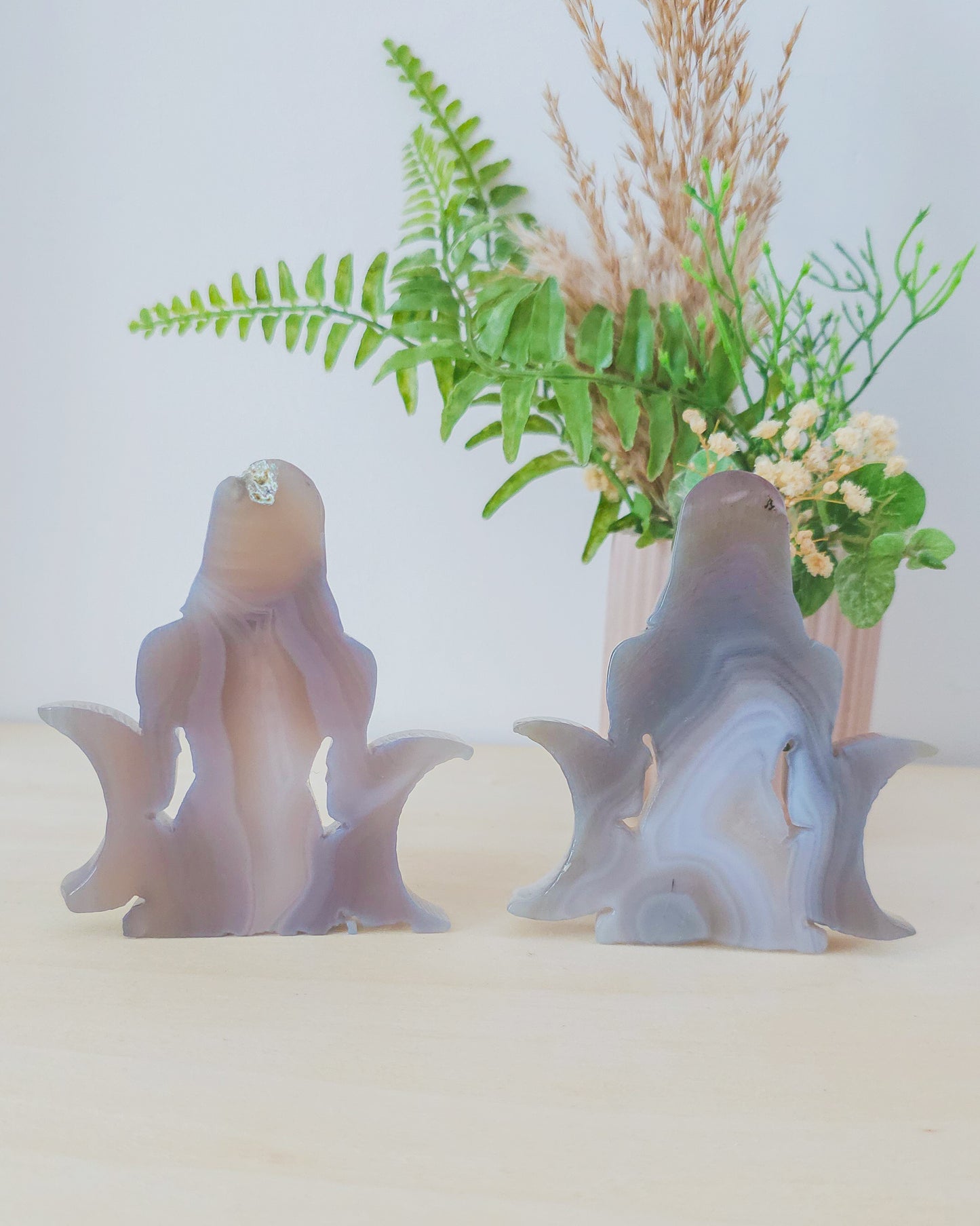 Agate Moon Goddess Carving