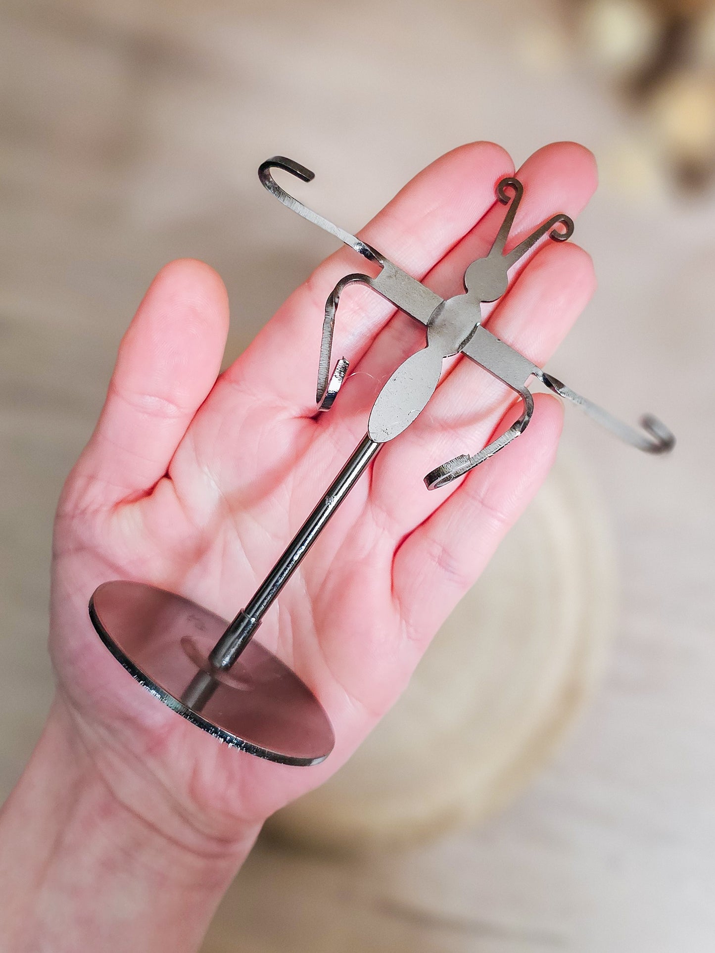 Pink Chalcedony with Agate (Cotton Candy Agate) Butterfly Wings On The Stand