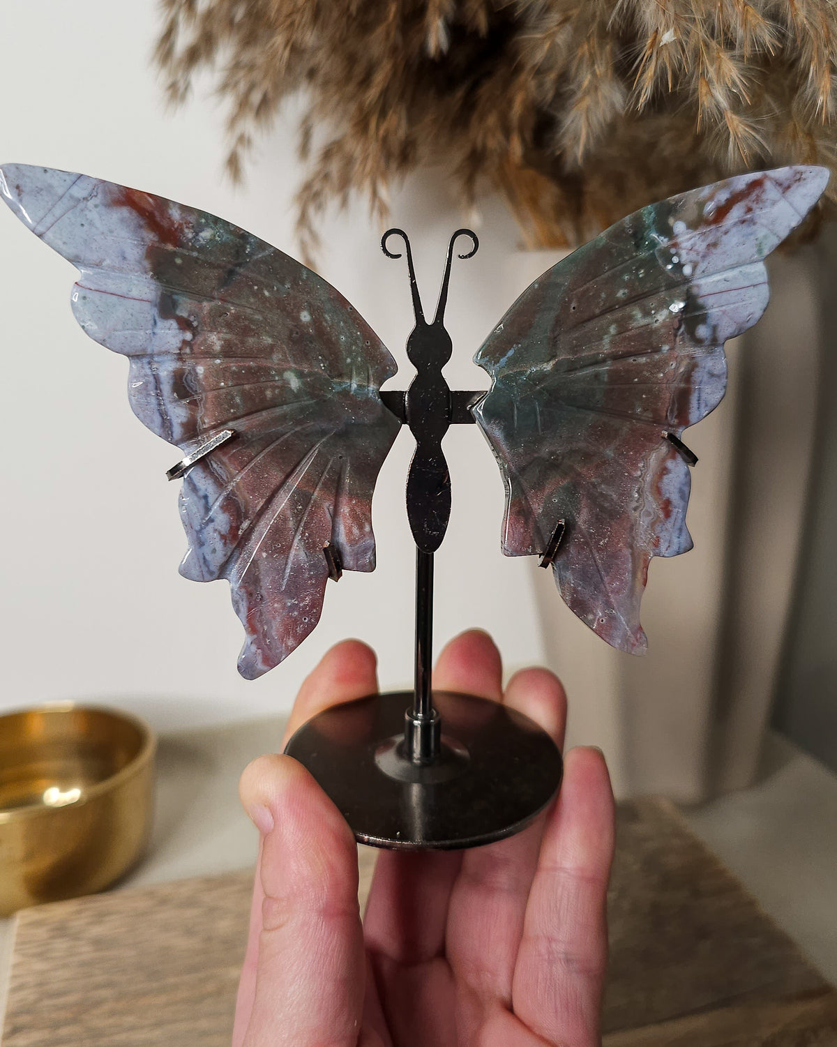 Jasper | Crystal Butterfly Wings On The Stand