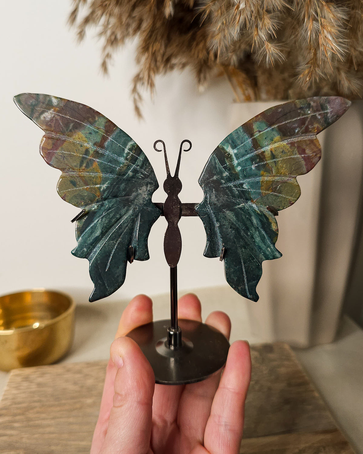 Jasper | Crystal Butterfly Wings On The Stand