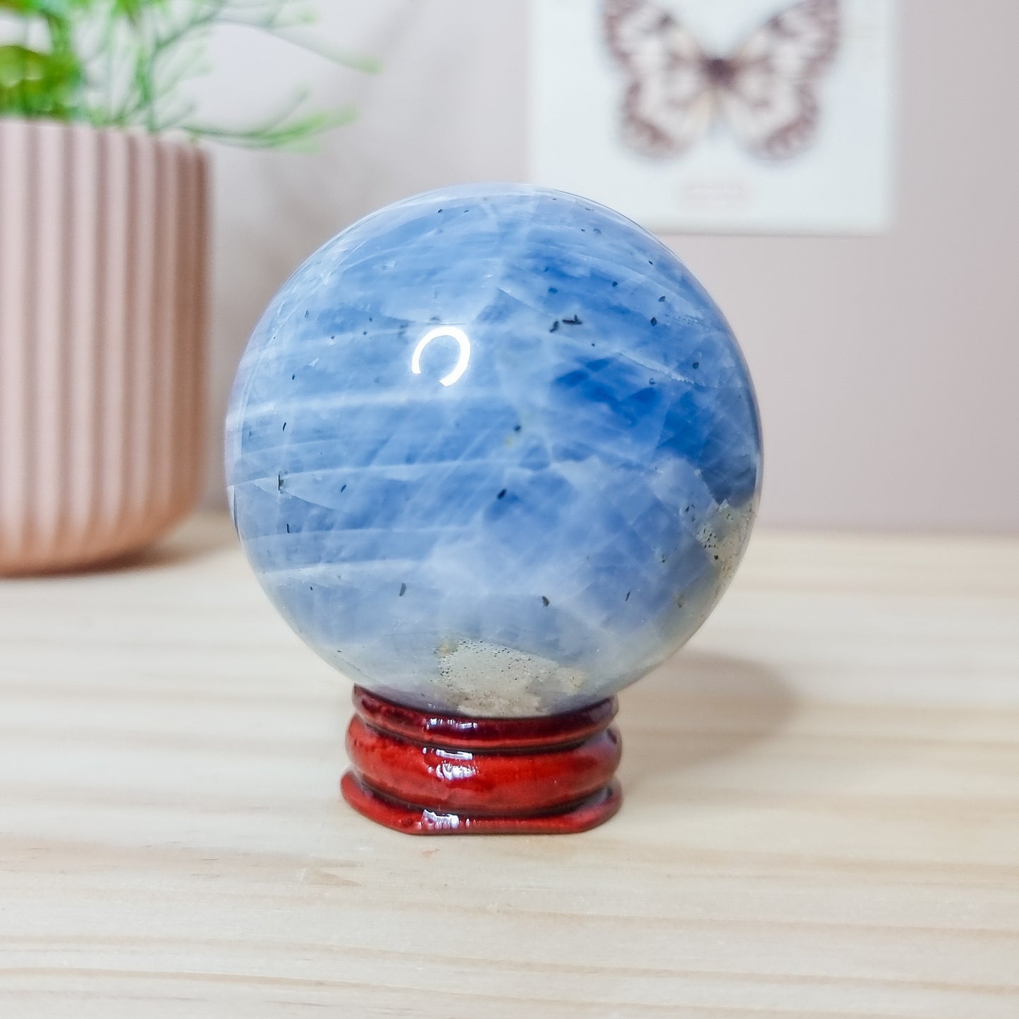 Blue Calcite Sphere