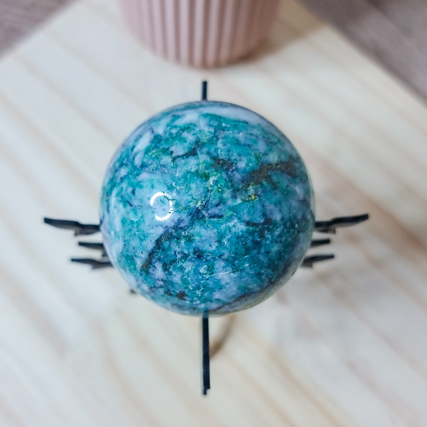 Fuchsite in Matrix Sphere