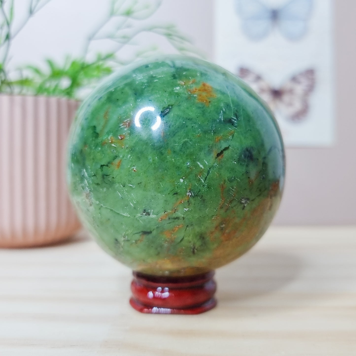 Green Opal Sphere