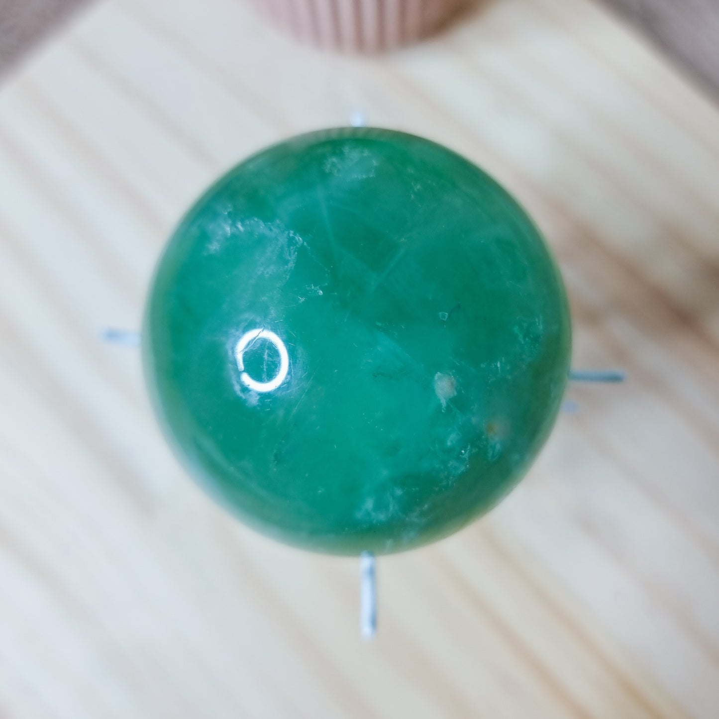 Green Fluorite Sphere