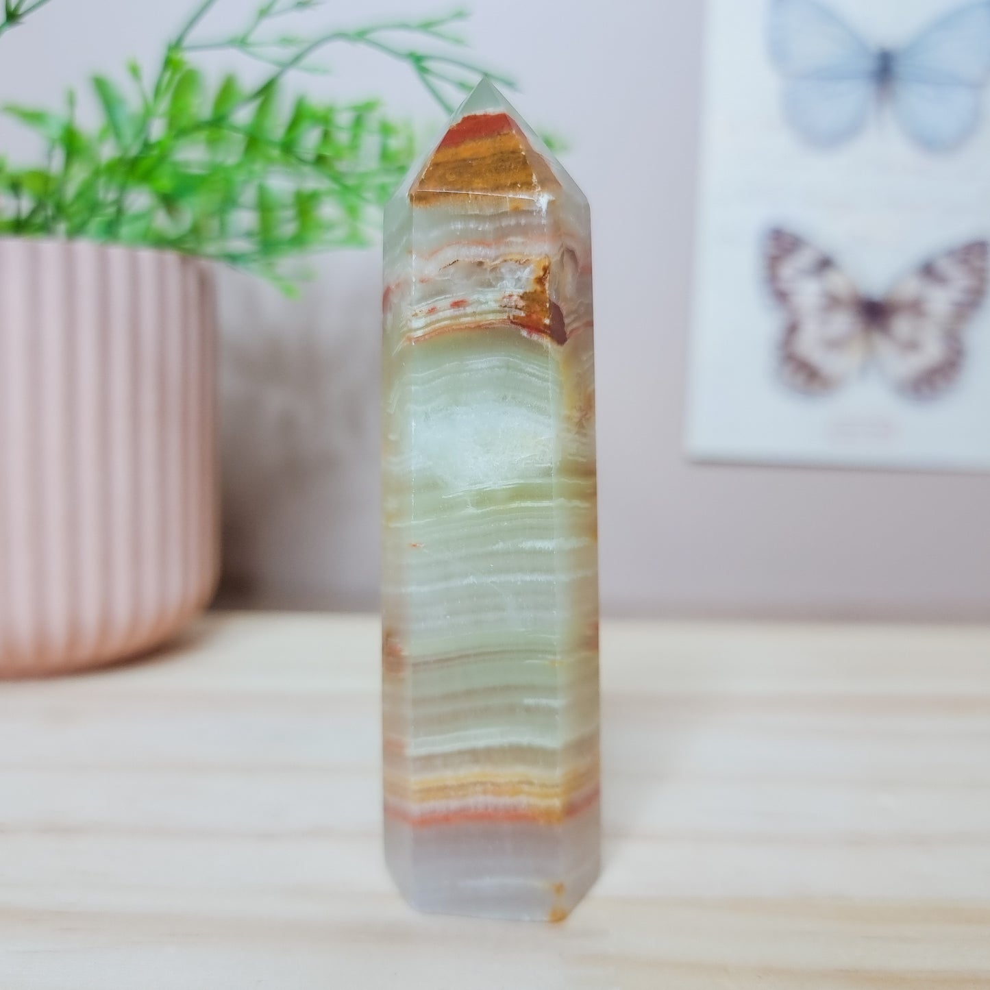 Banded Calcite Tower