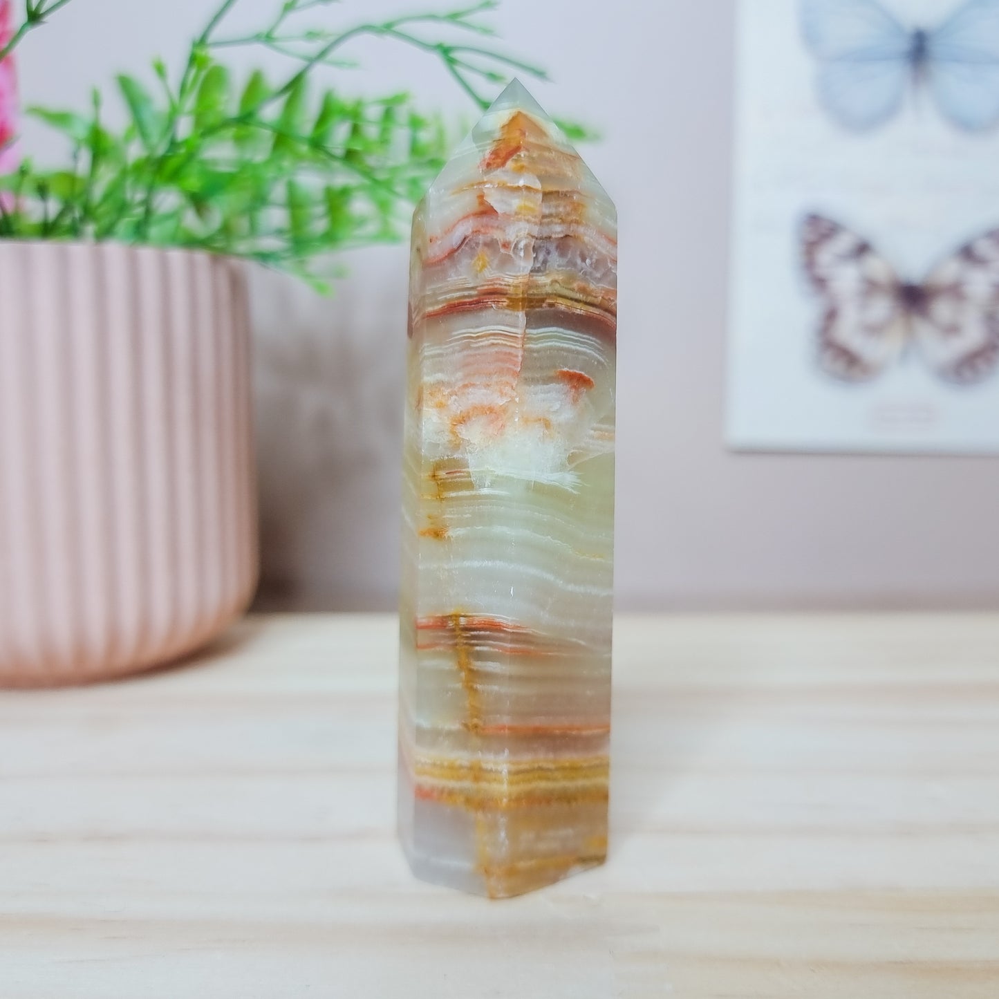 Banded Calcite Tower
