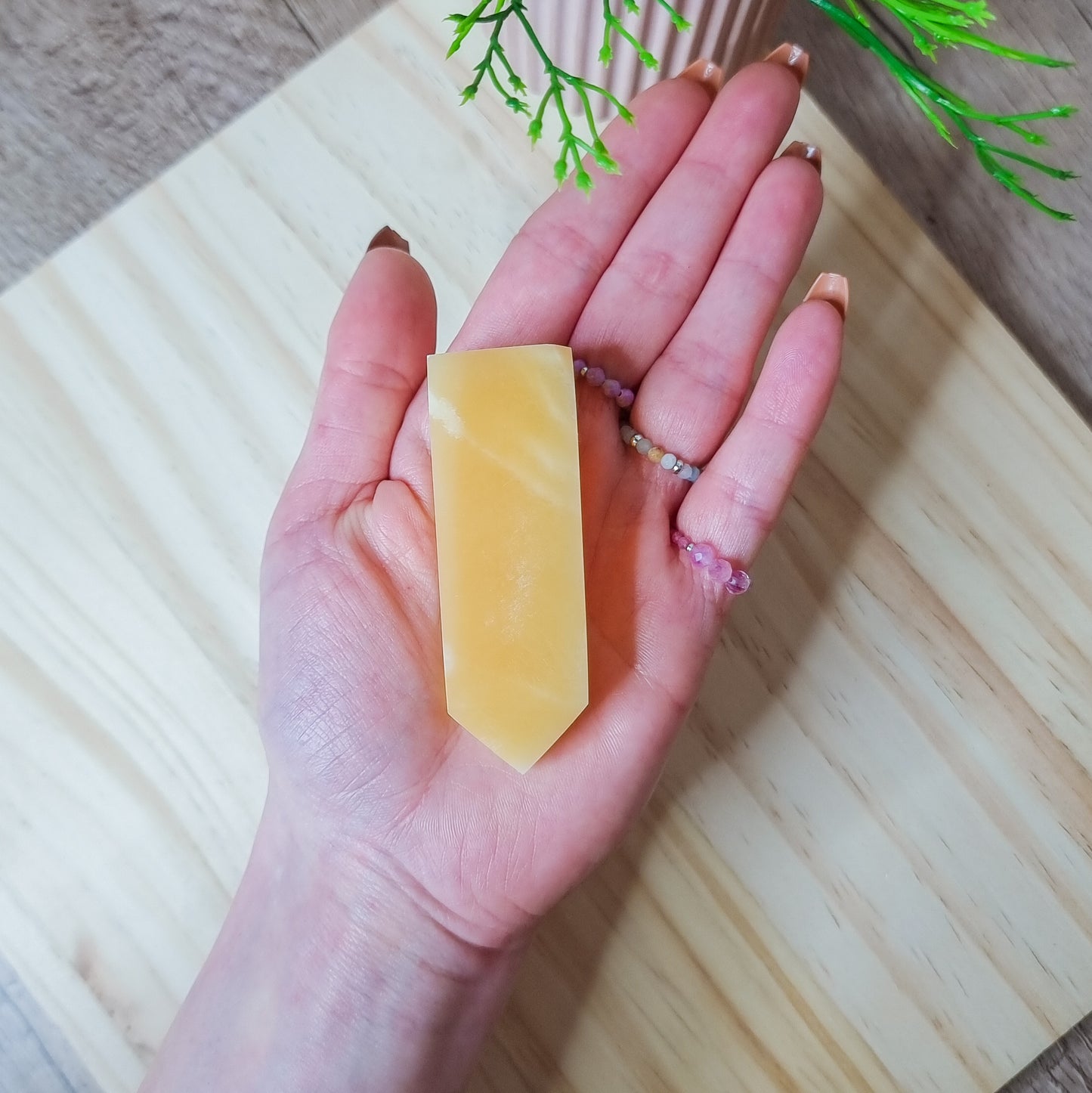 Orange Calcite Tower