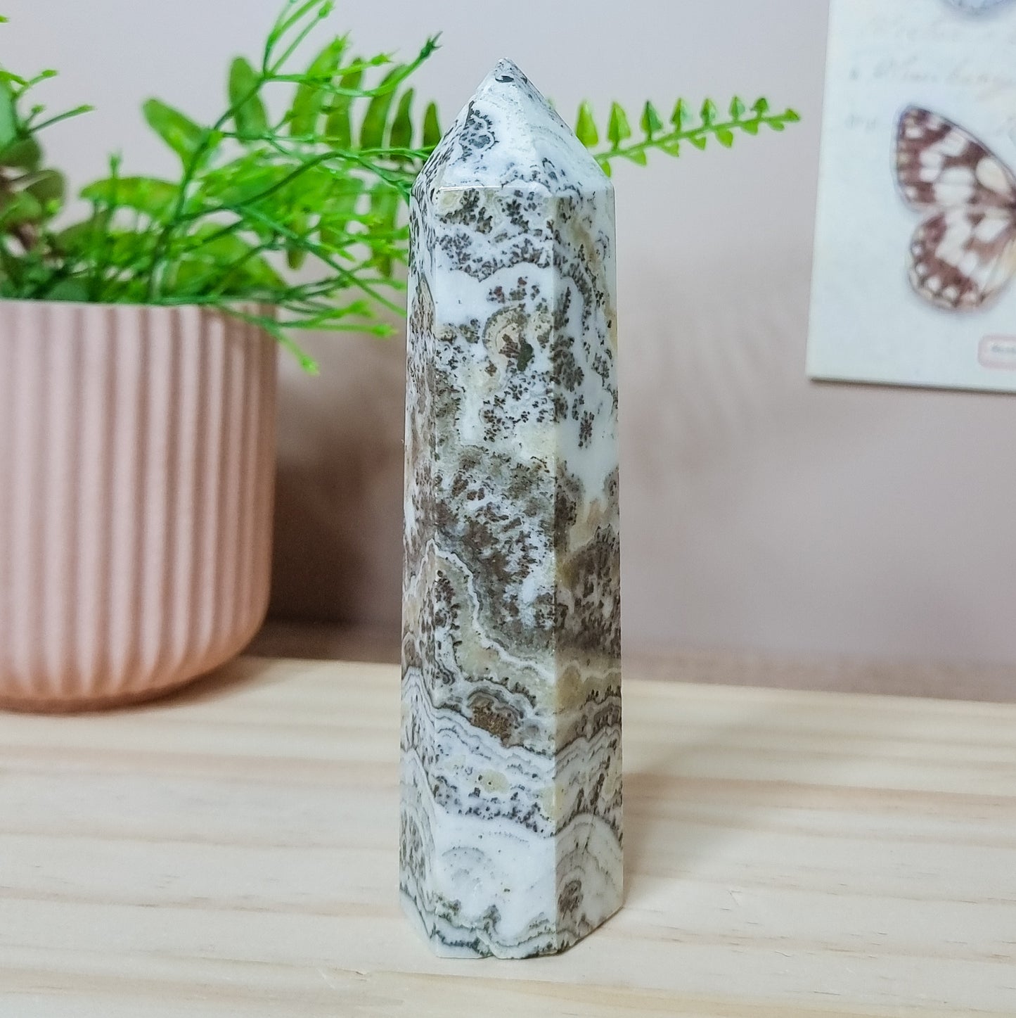 Dendritic Calcite Tower