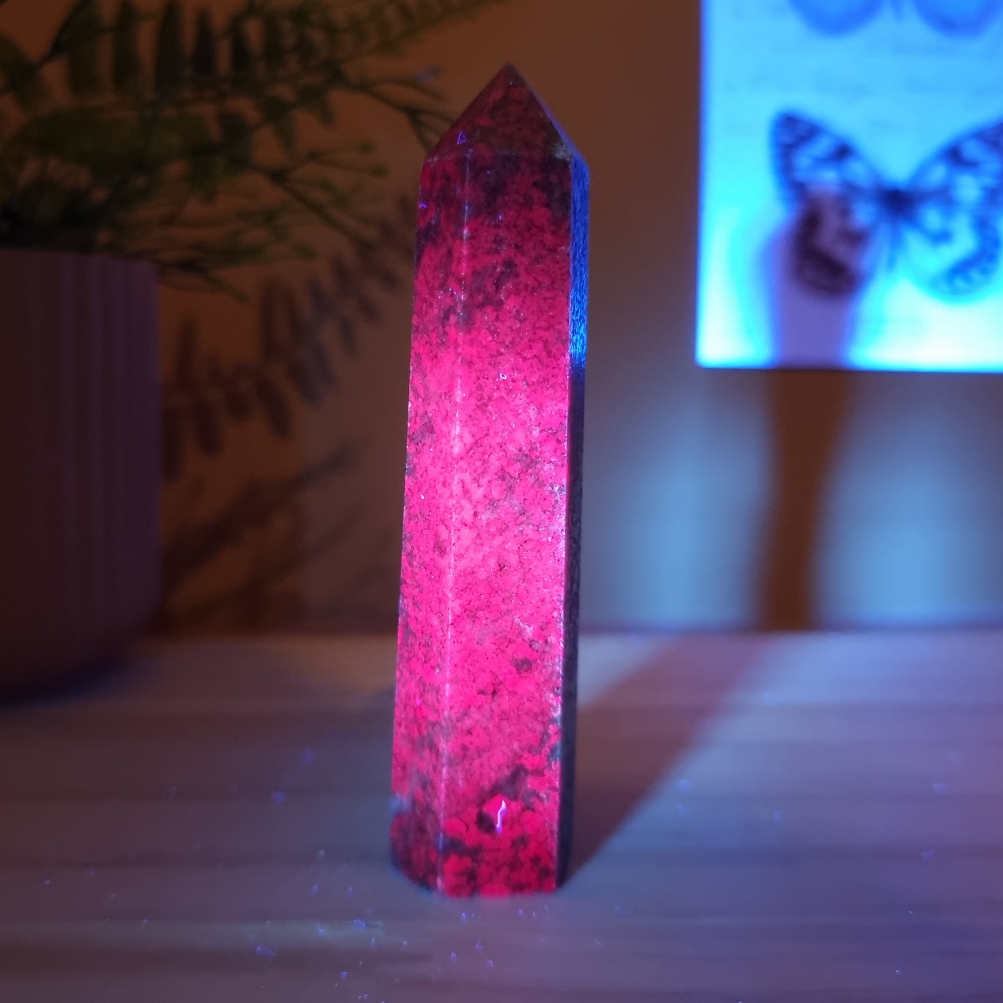 Ruby with Kyanite Tower