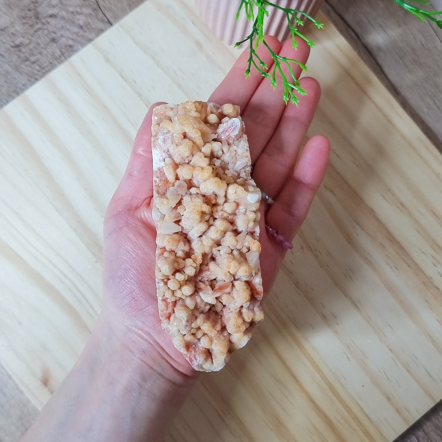 Raw Red Calcite Cluster Tower