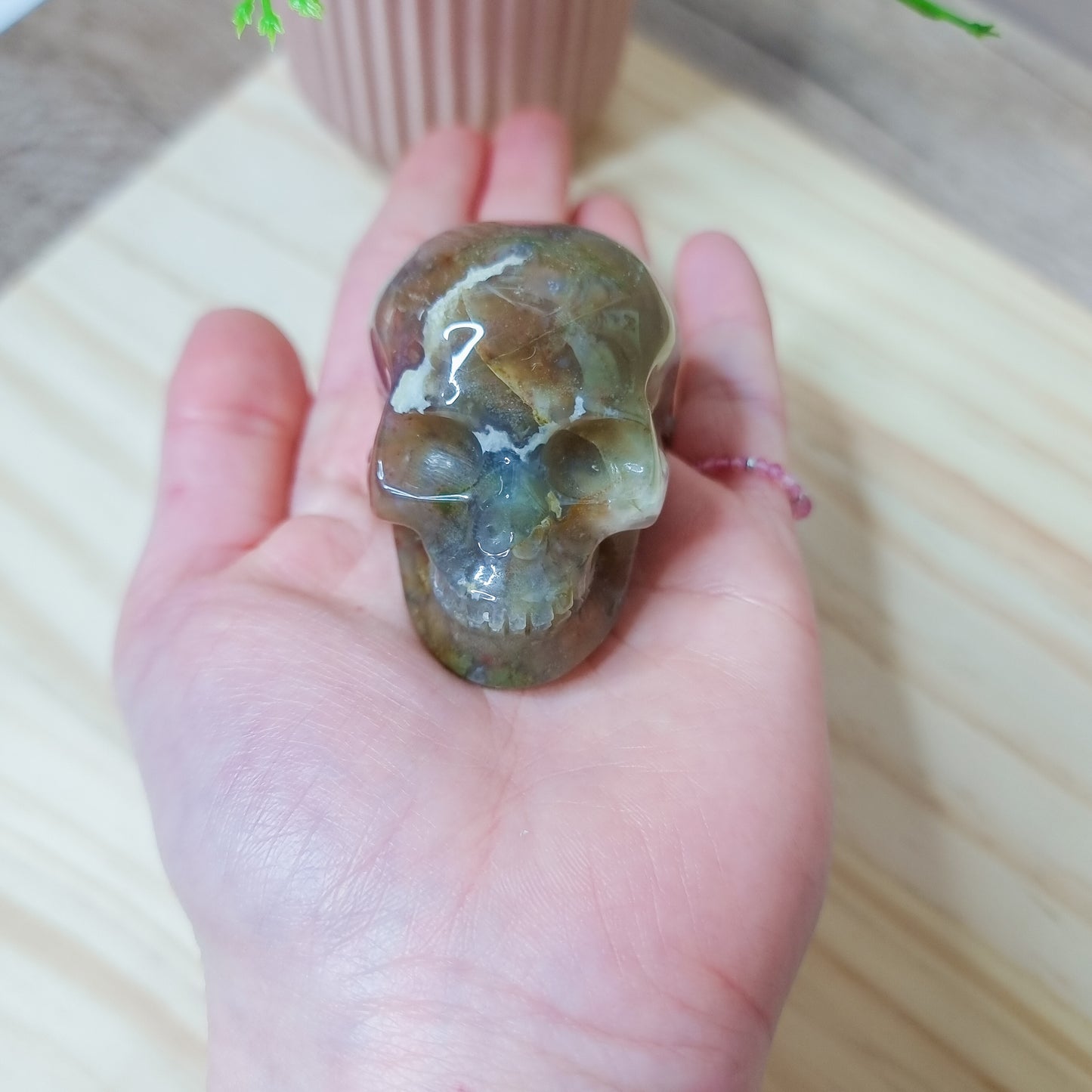 Agate Skull