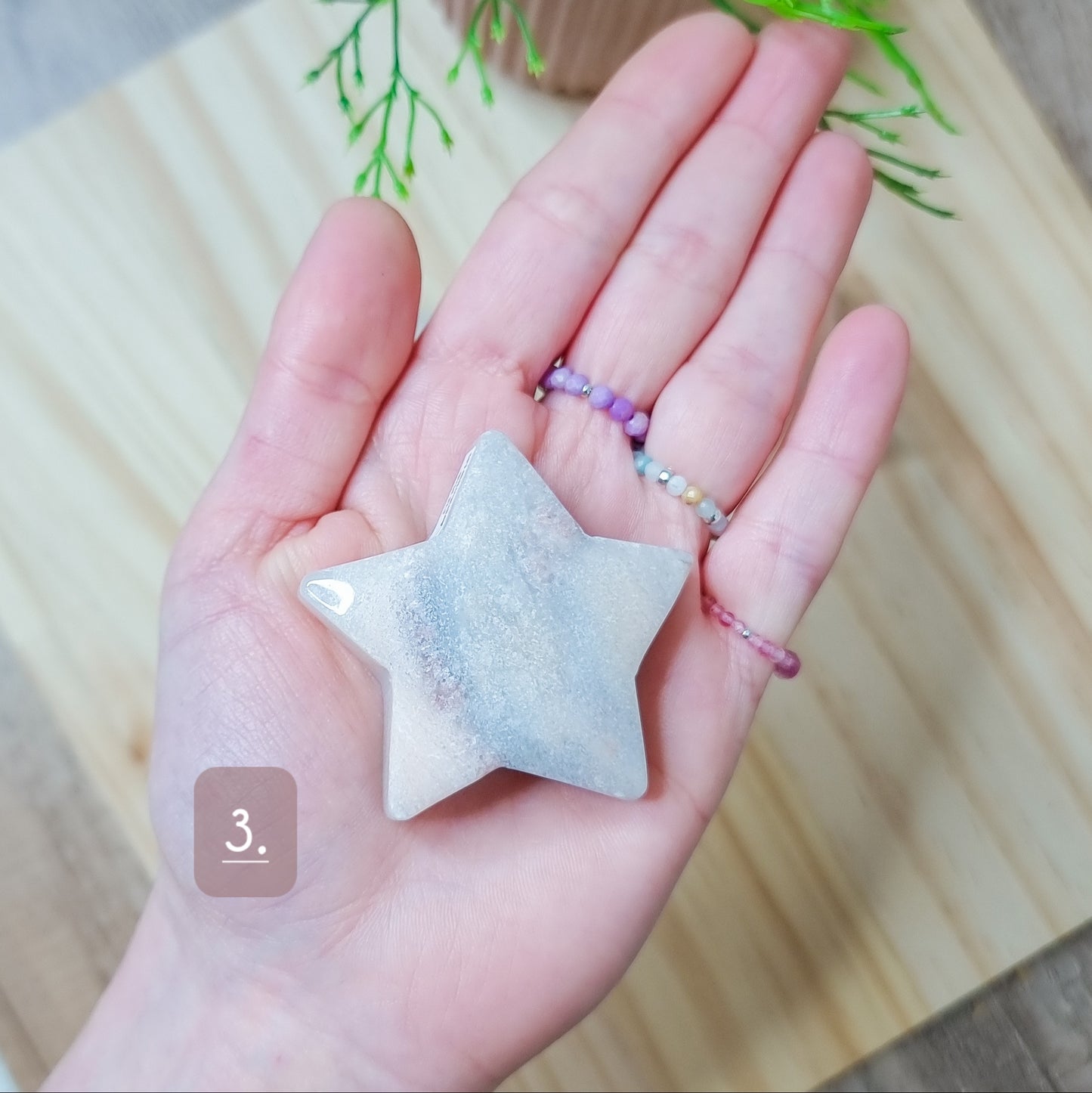 Pink Aventurine Stars