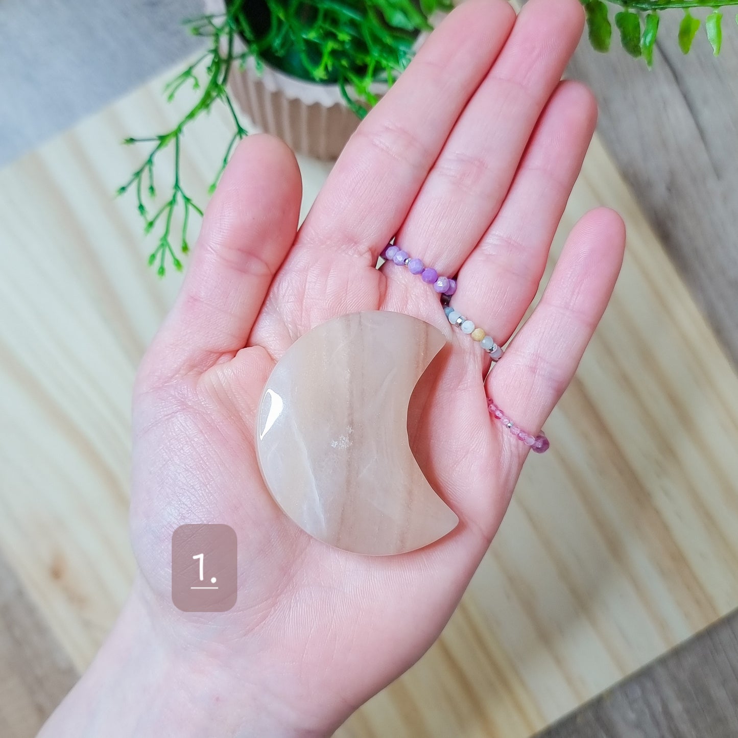 Pink Aventurine Moons
