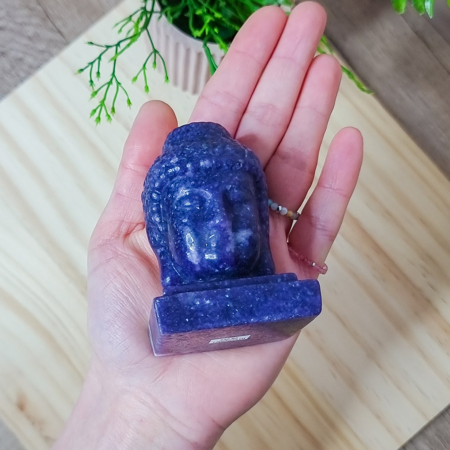 Lepidolite Buddha