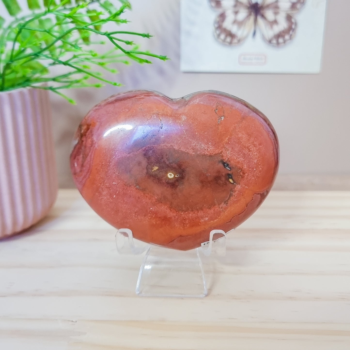 Polychrome/Desert Jasper Heart