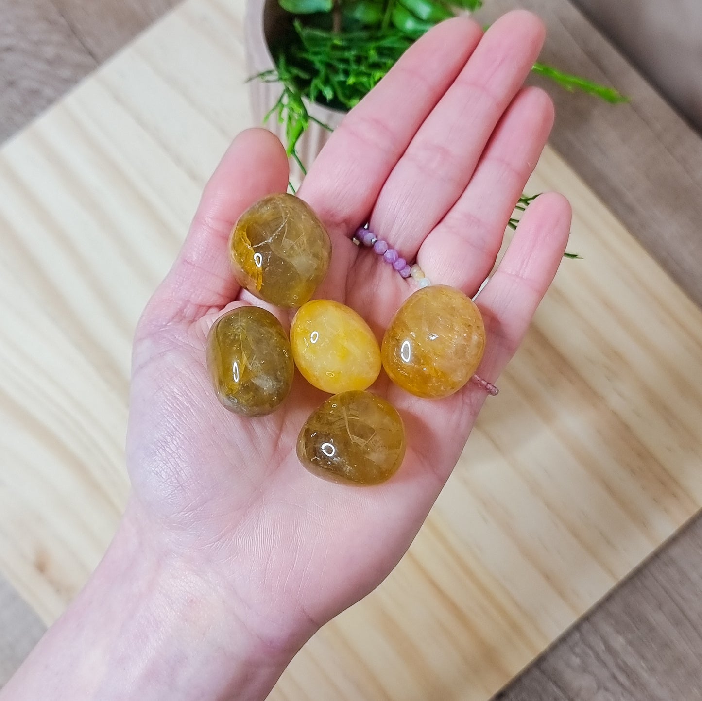 Golden Healer Tumbled Stones