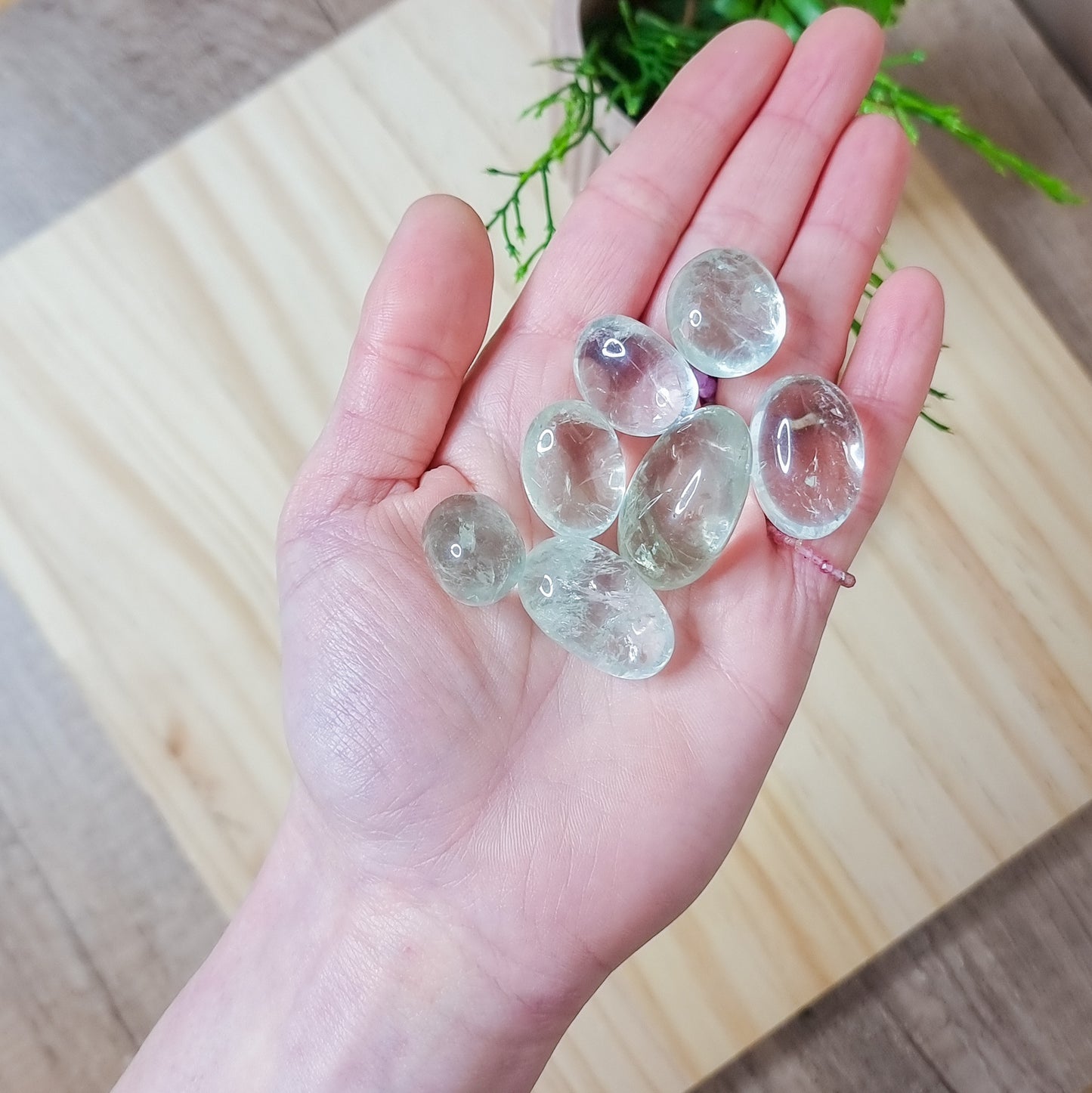 Prasiolite Tumbled Stones