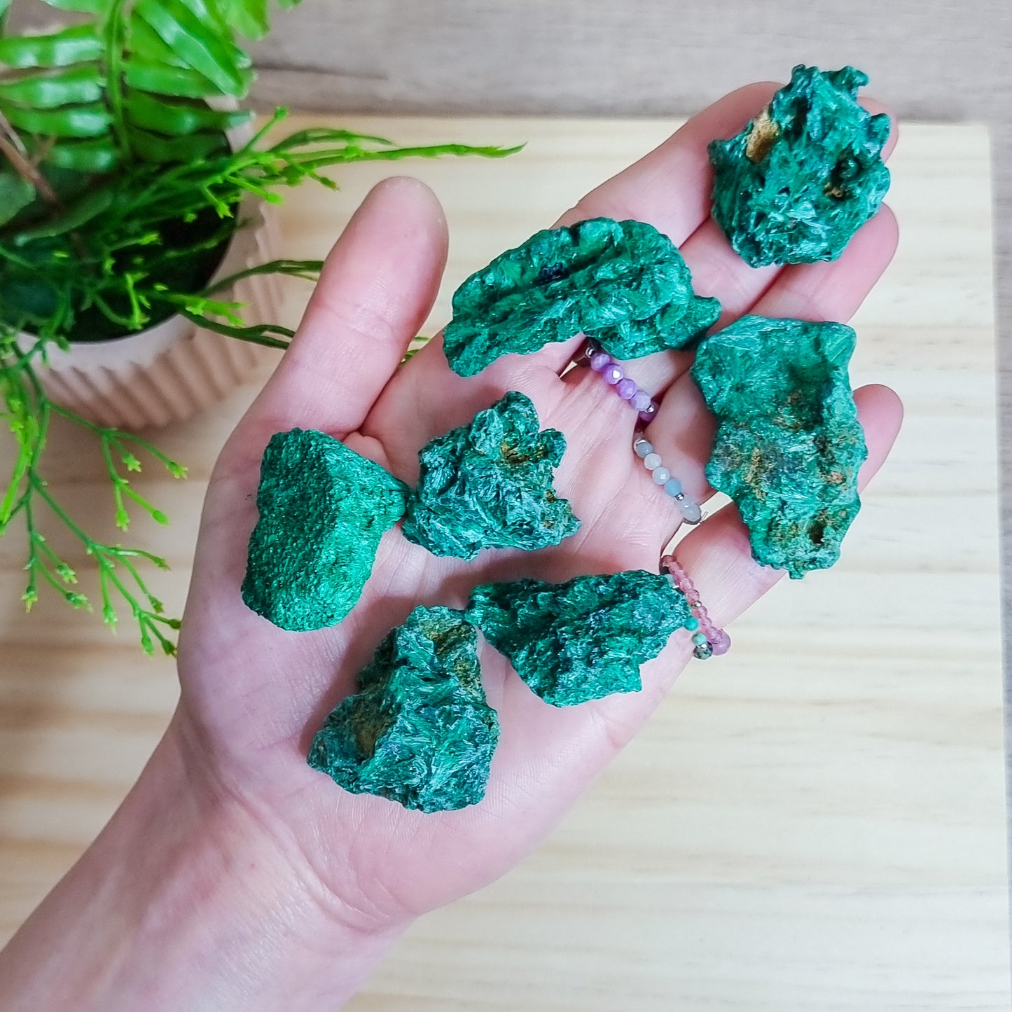 Fibrous Malachite Specimen
