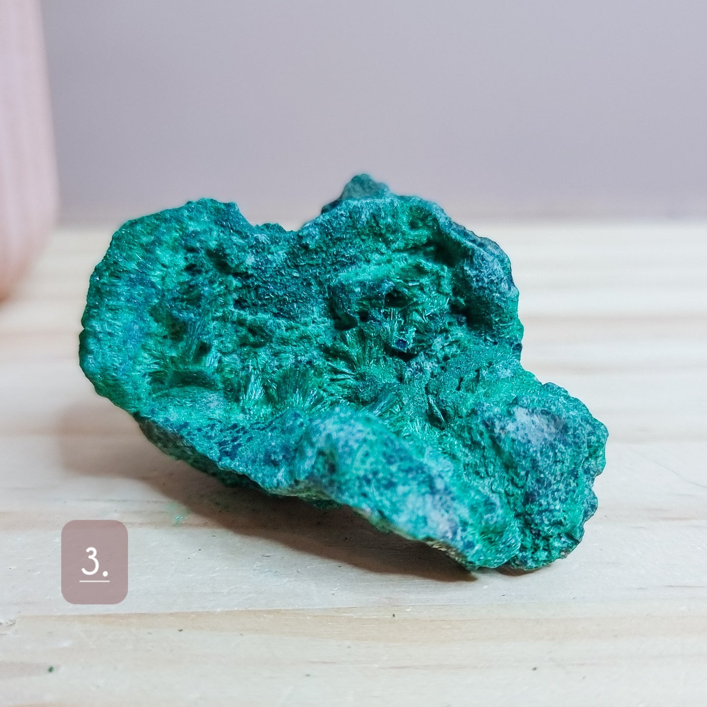 Fibrous Malachite Specimen