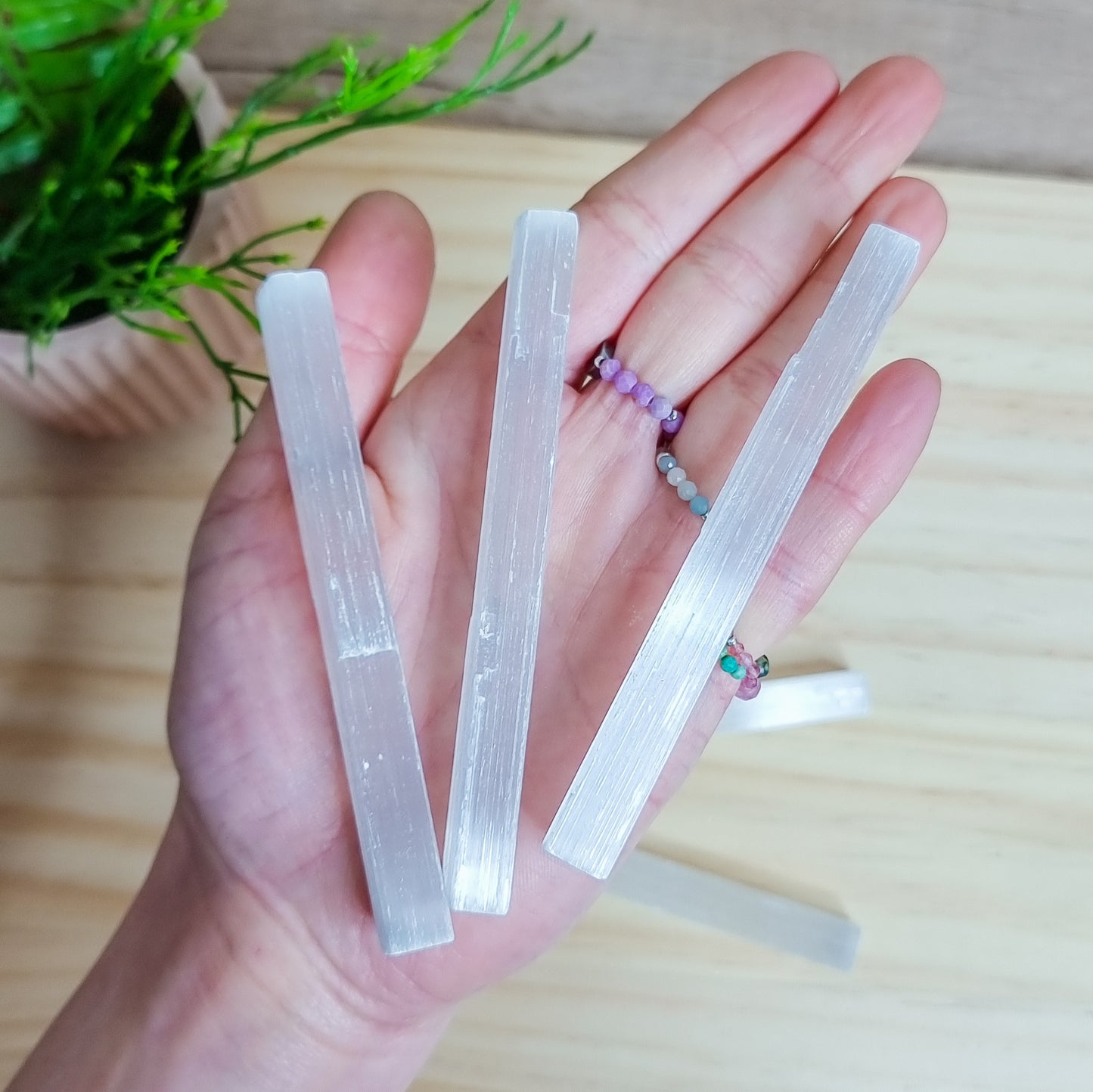 Satin Spar/Selenite Wand