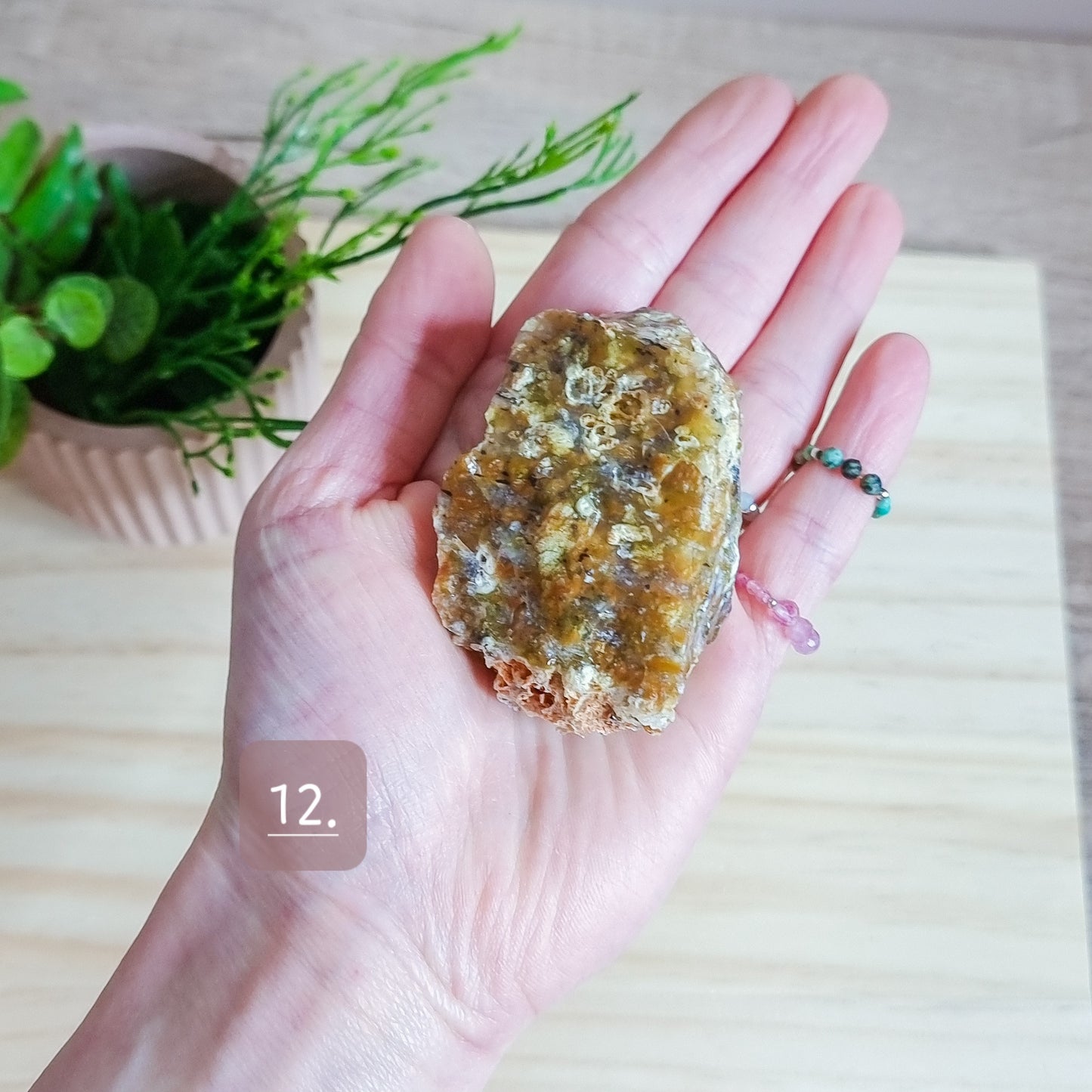 Green Opal in Matrix Raw Stone