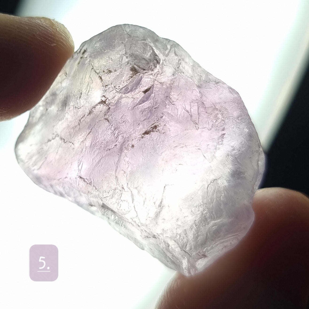Pink/Purple Fluorite Raw Stone