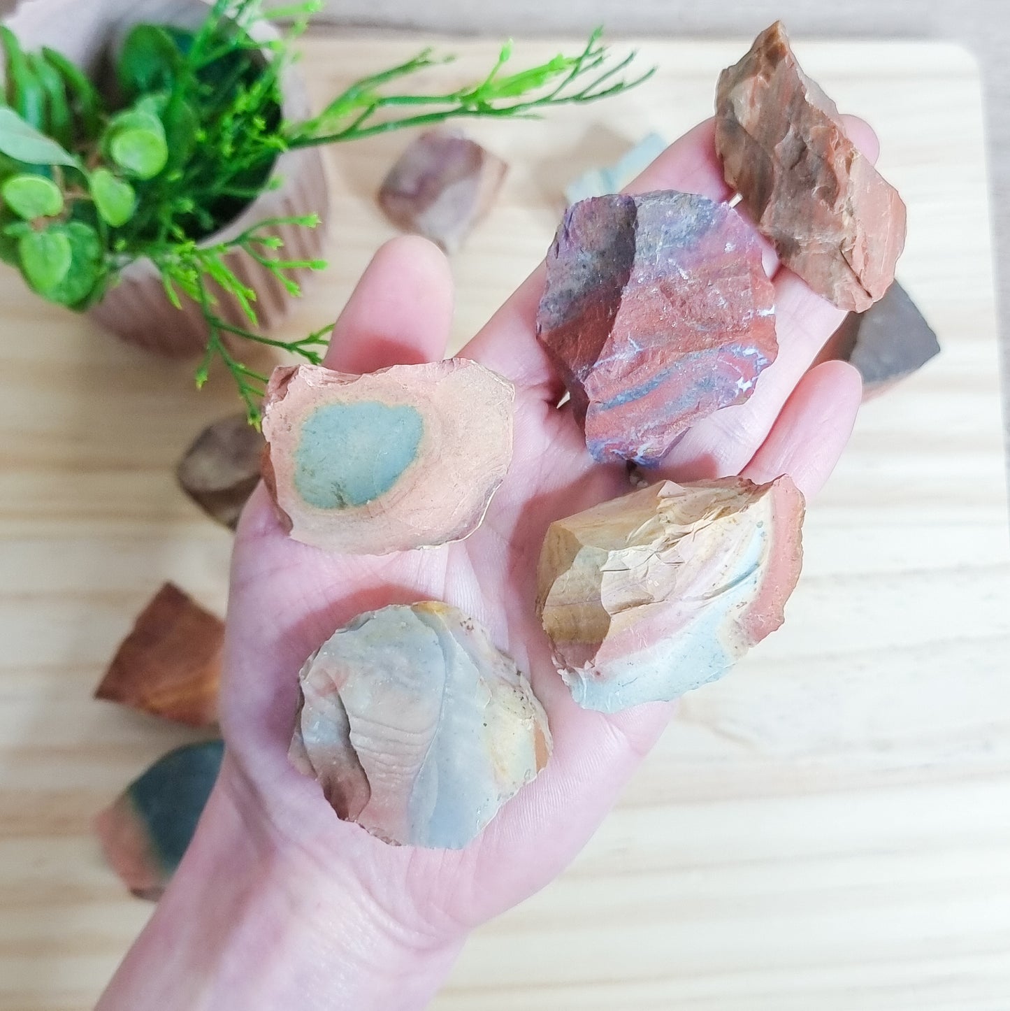 Polychrome/Desert Jasper Raw Stone