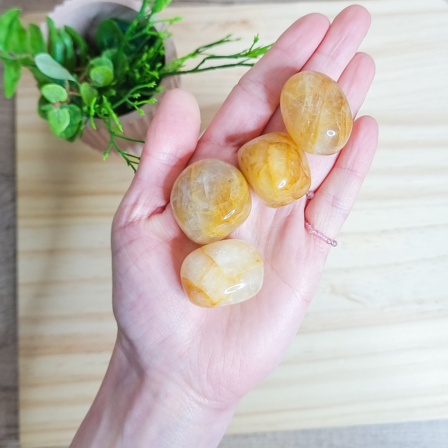 Golden Healer Tumbled Stone Large