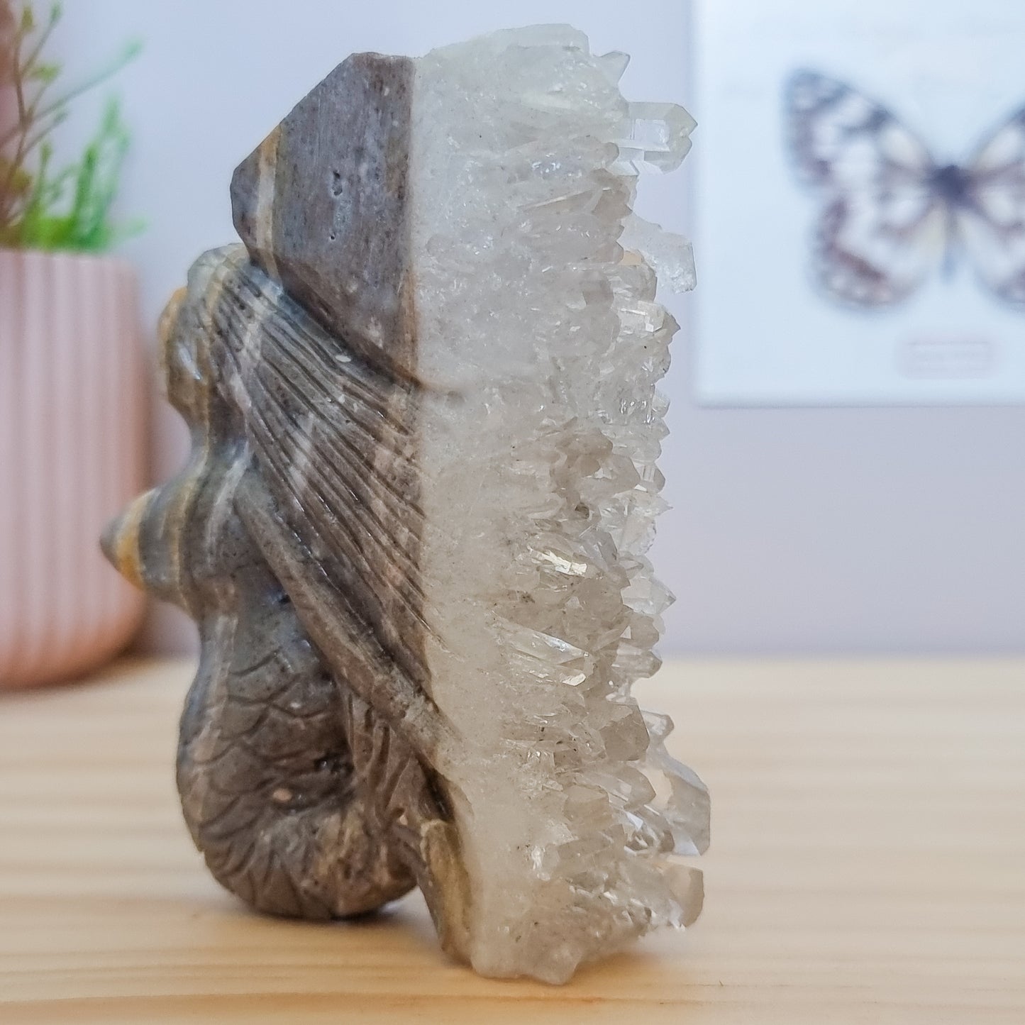 Clear Quartz Cluster Mermaid