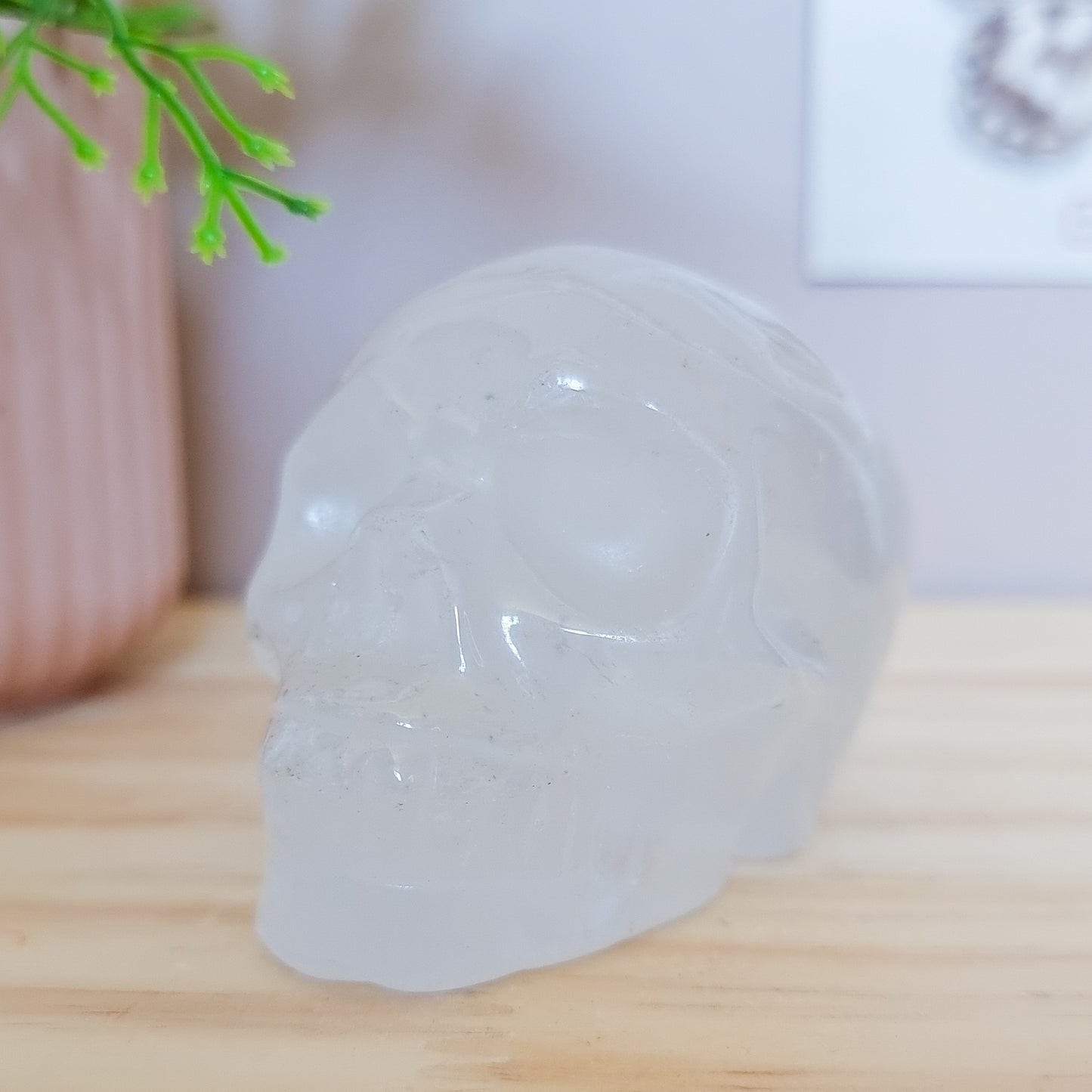 Clear Quartz Skull