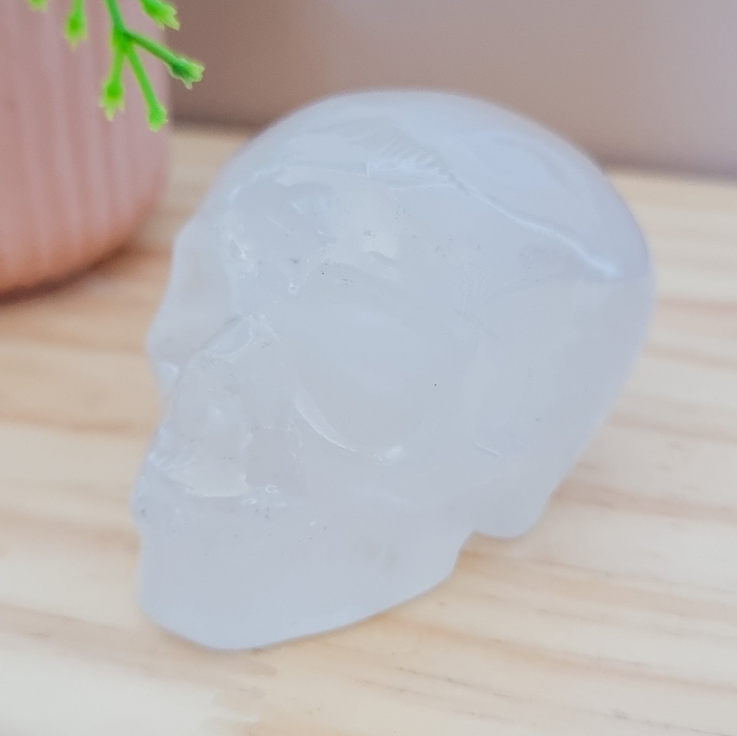 Clear Quartz Skull