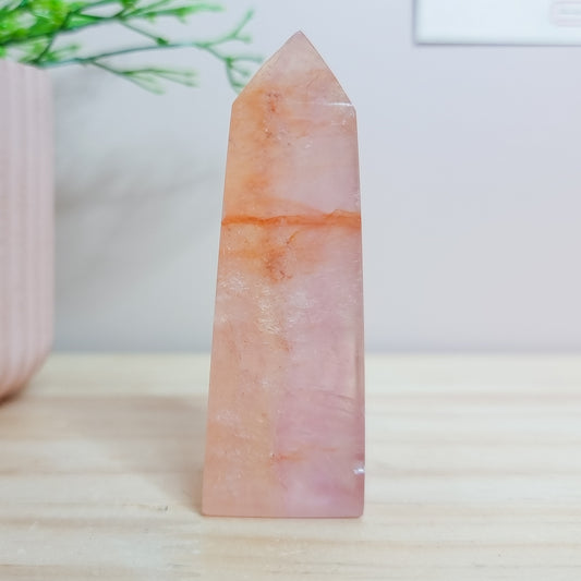 Pink Fluorite Tower