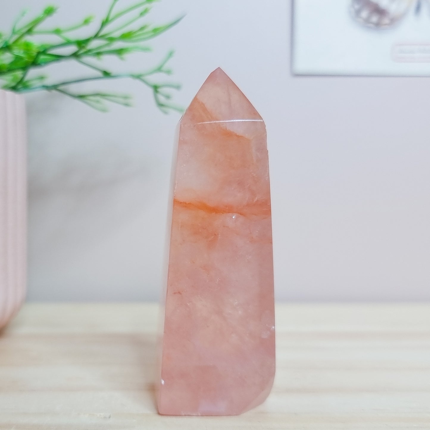 Pink Fluorite Tower