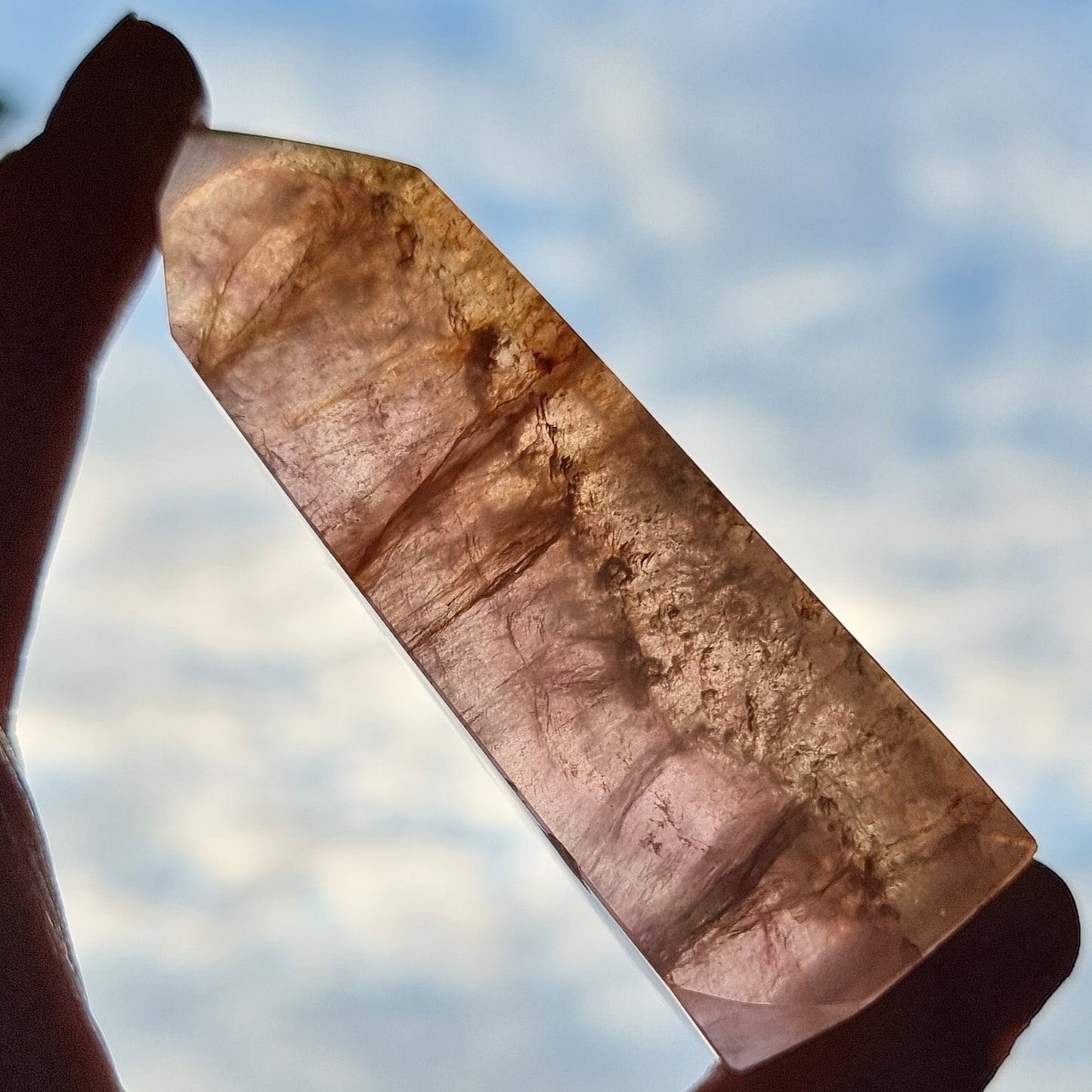 Pink Fluorite Tower