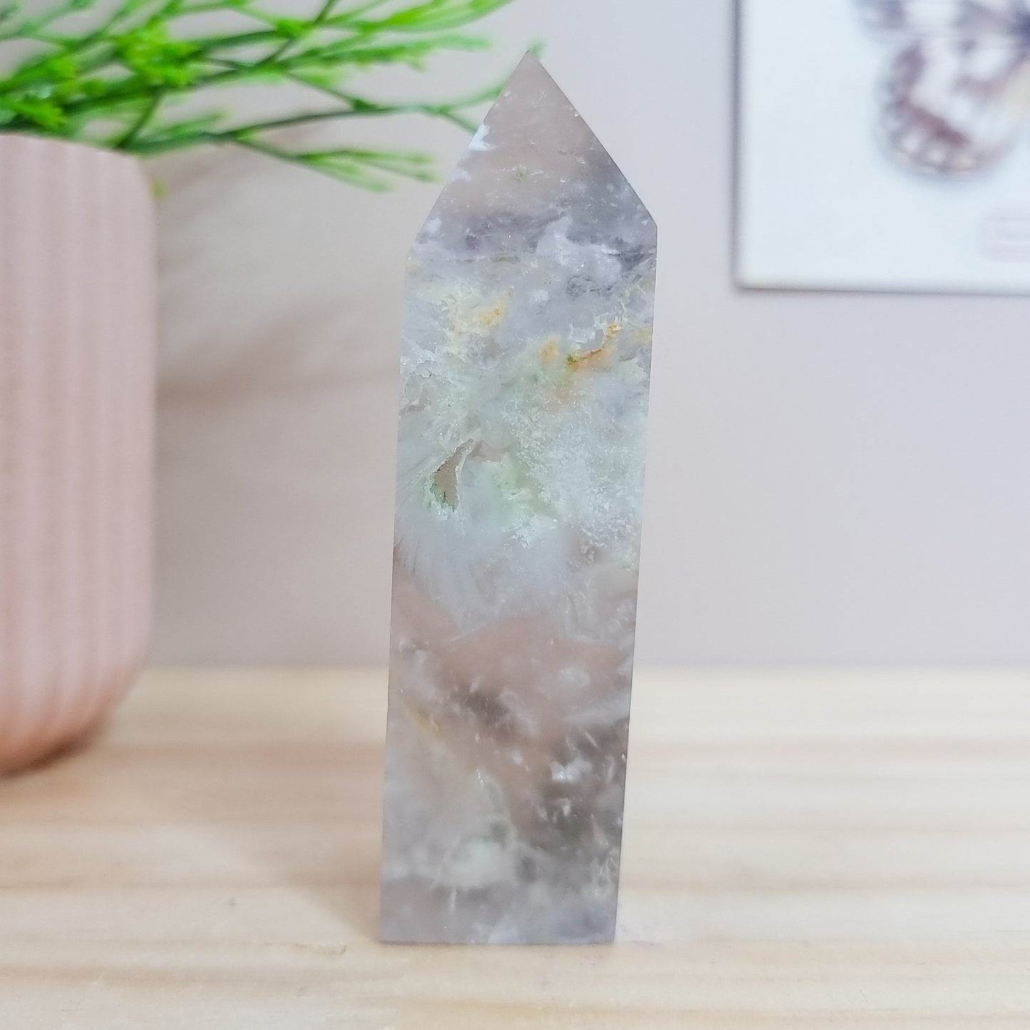 Fluorite with Pyrite Tower