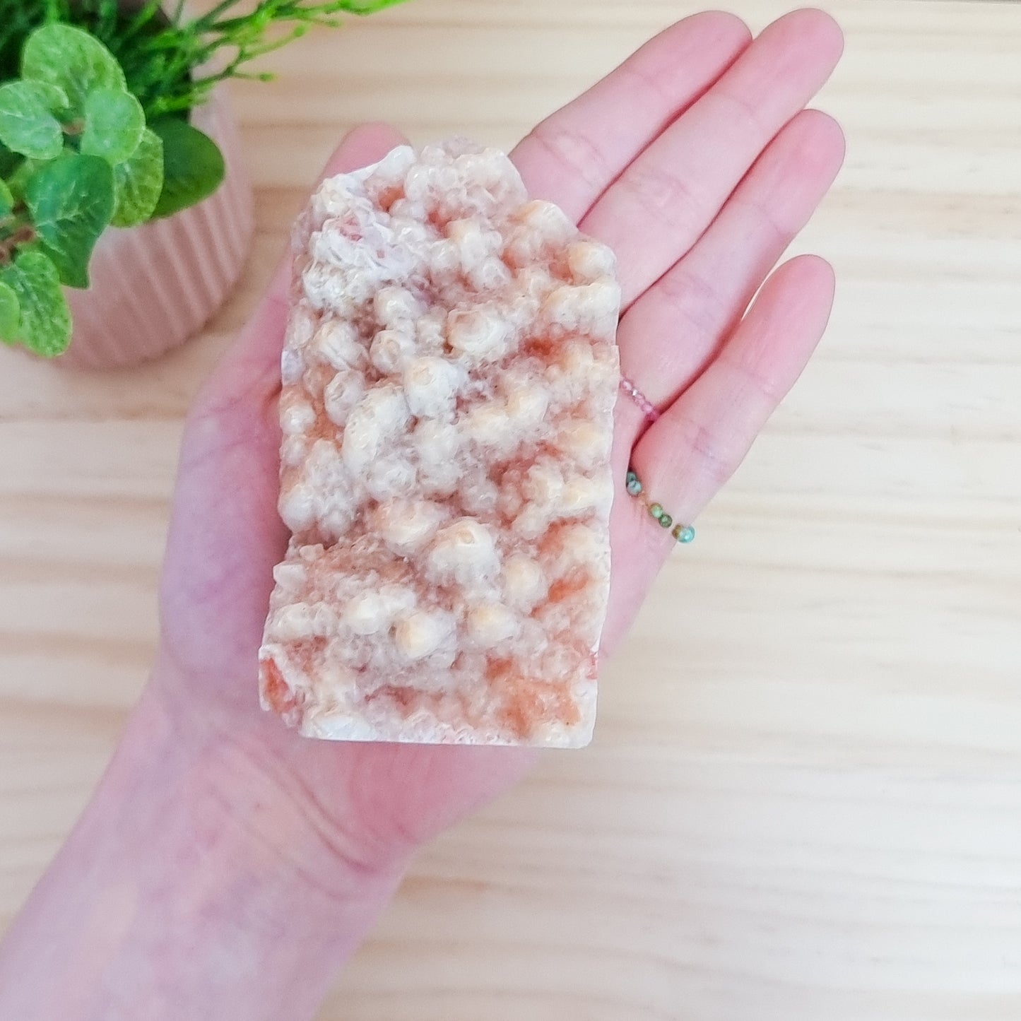 Raw Red Calcite Cluster Tower