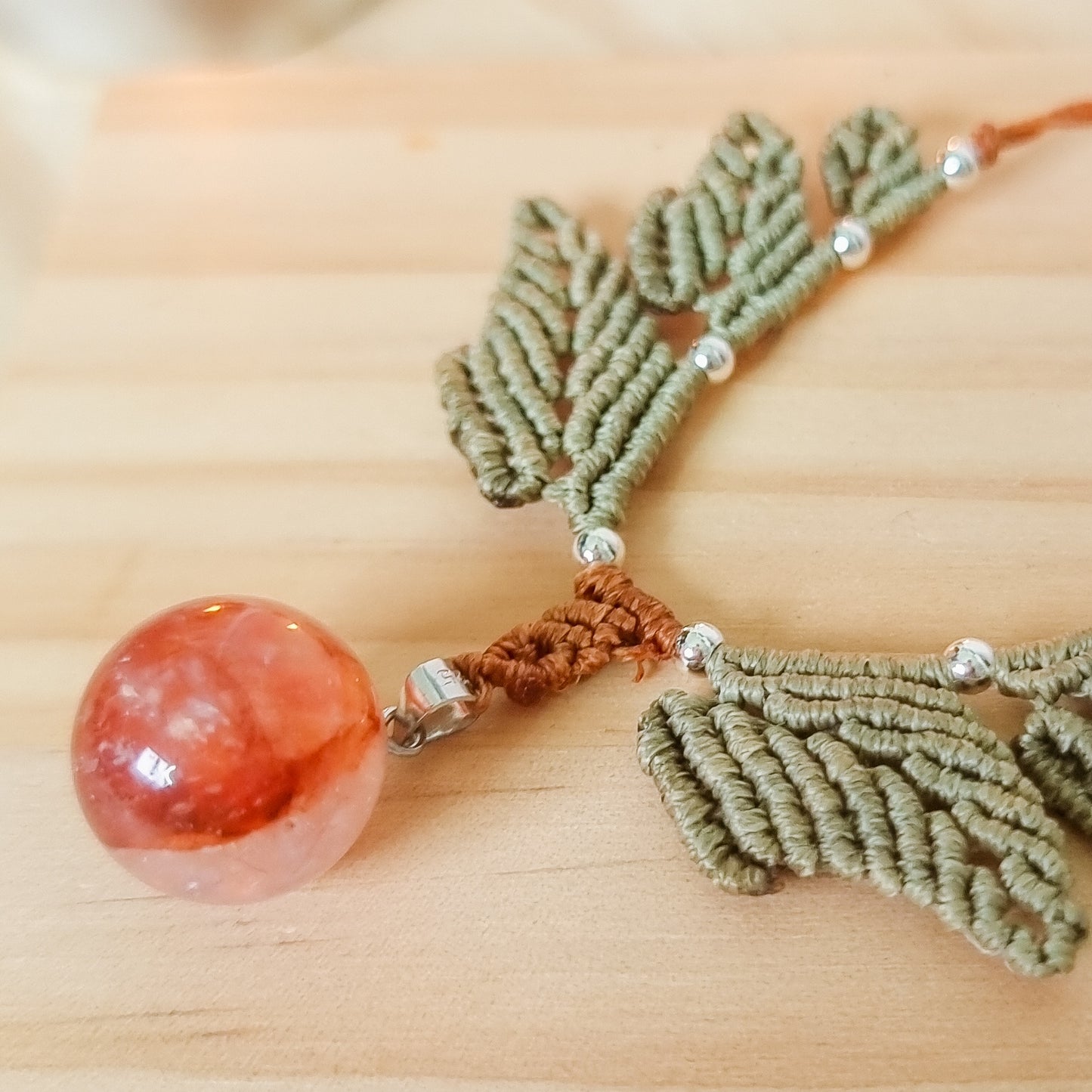 Fire Quartz Necklace