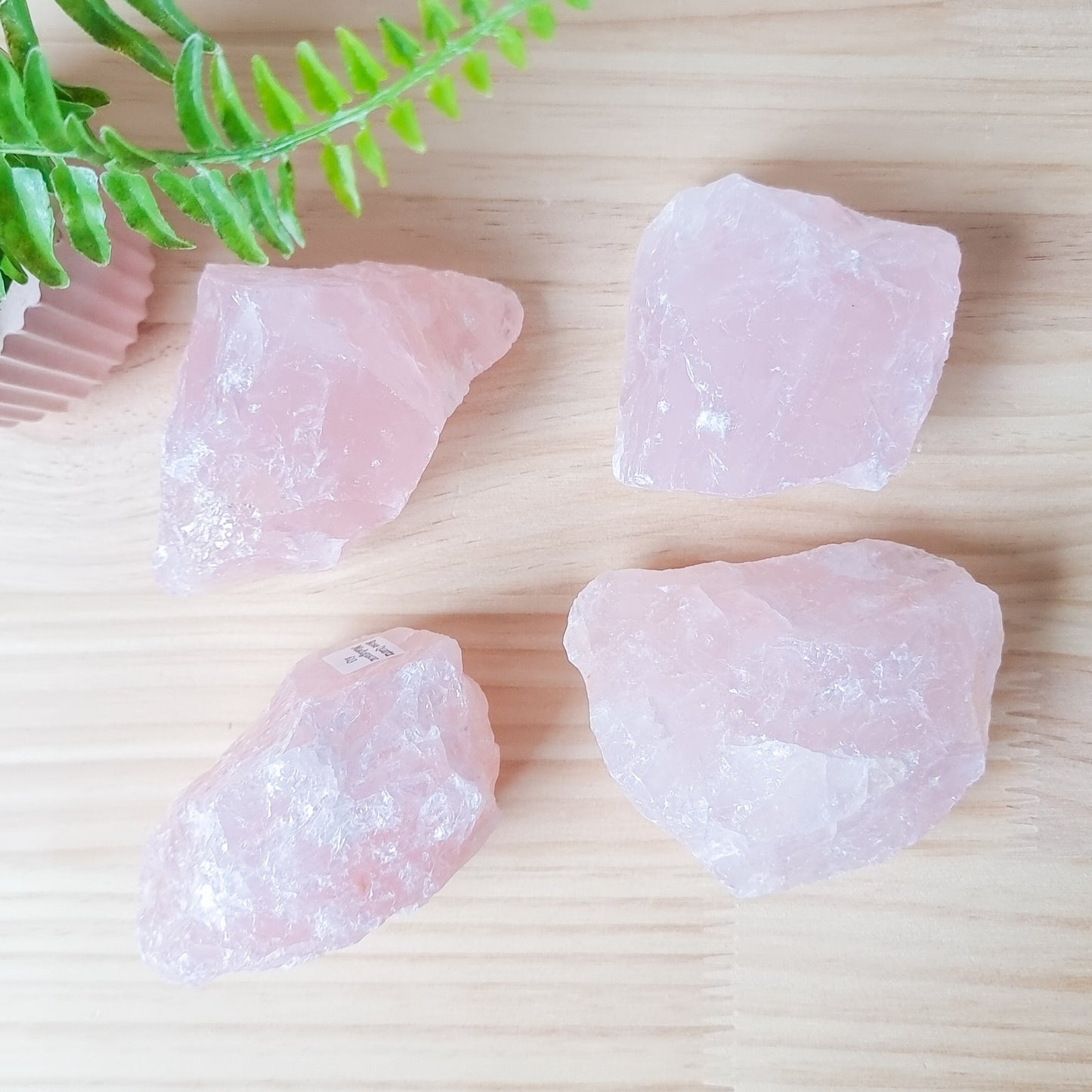 Rose Quartz Raw Stone - Large