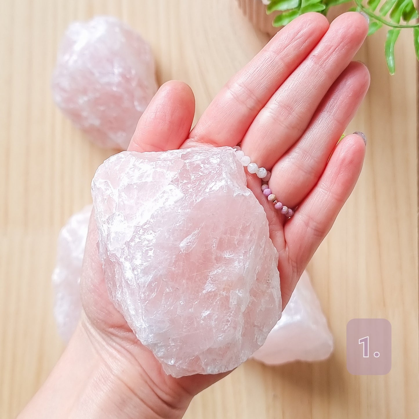 Rose Quartz Raw Stone -Extra Large