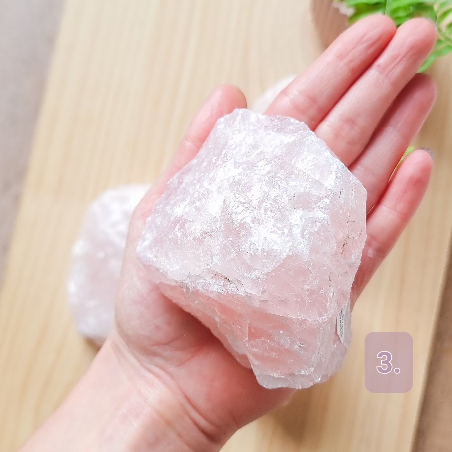 Rose Quartz Raw Stone -Extra Large