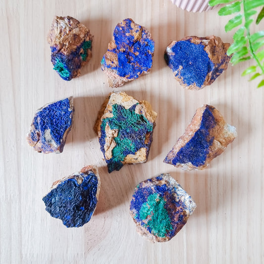 Azurite and Malachite Specimens Large