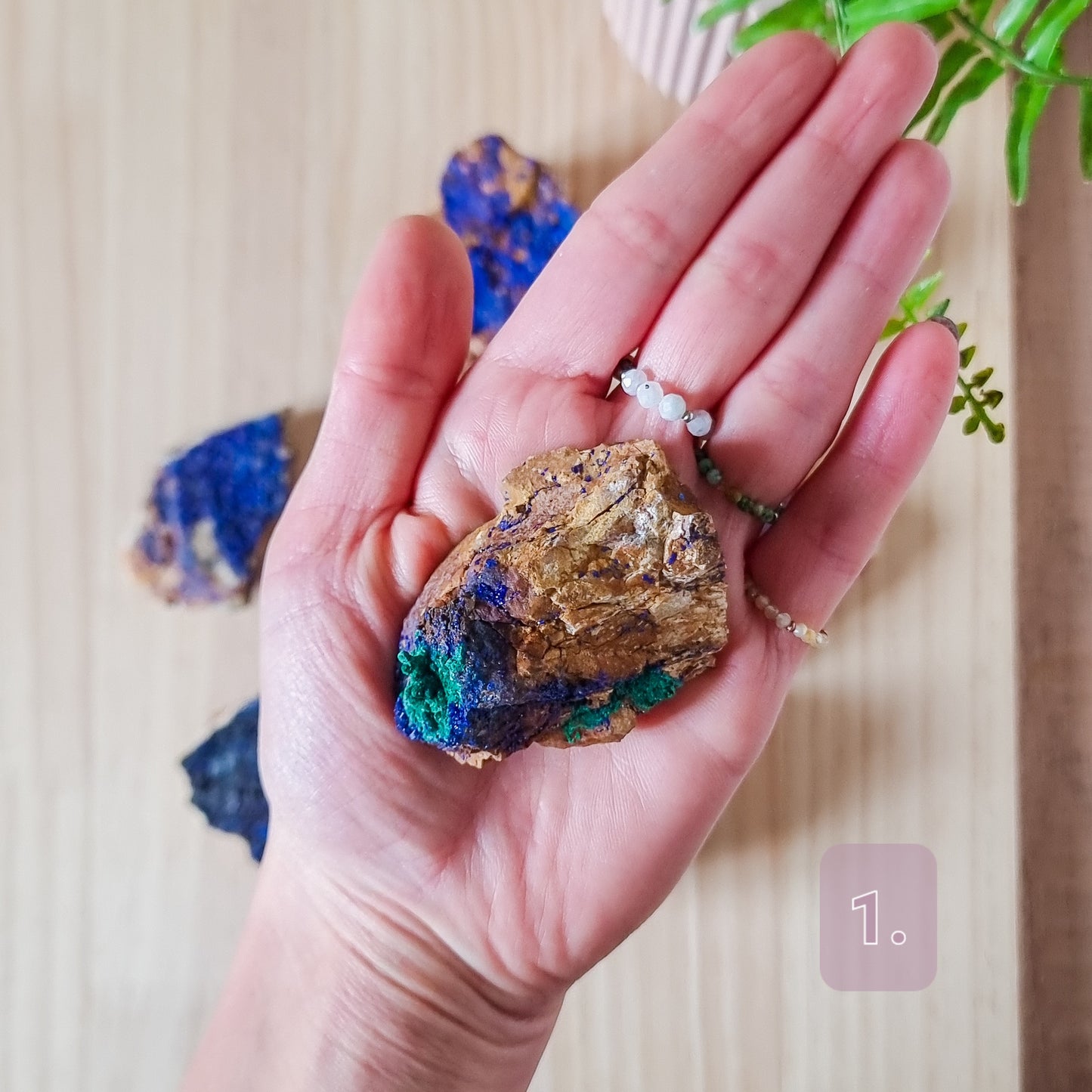 Azurite and Malachite Specimens Large