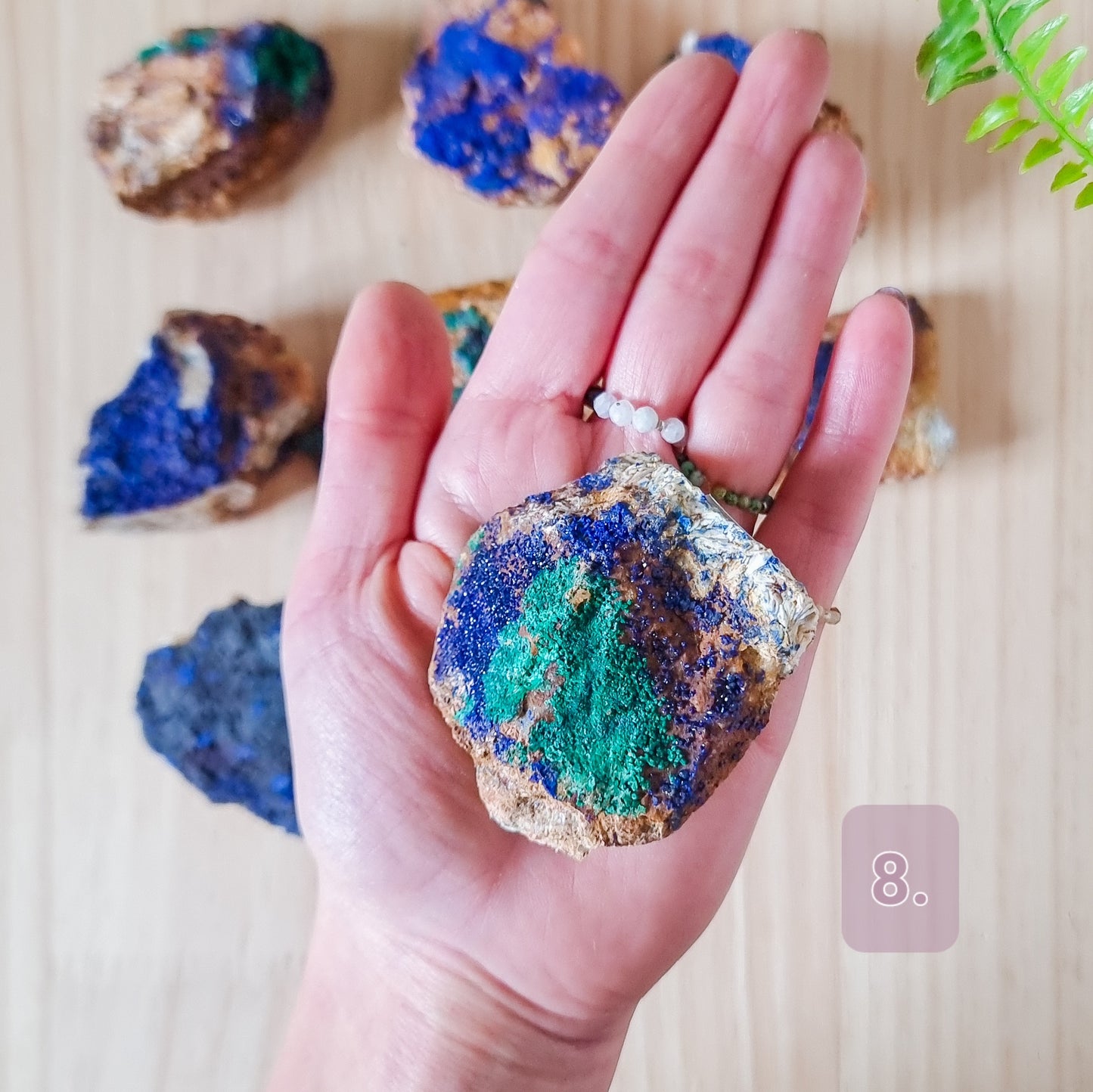 Azurite and Malachite Specimens Large